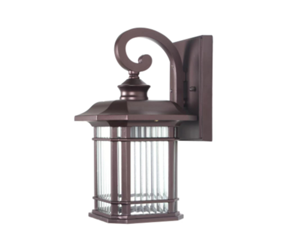 Coffee Brown Outdoor Wall Light — Lighting Paradise Trinidad