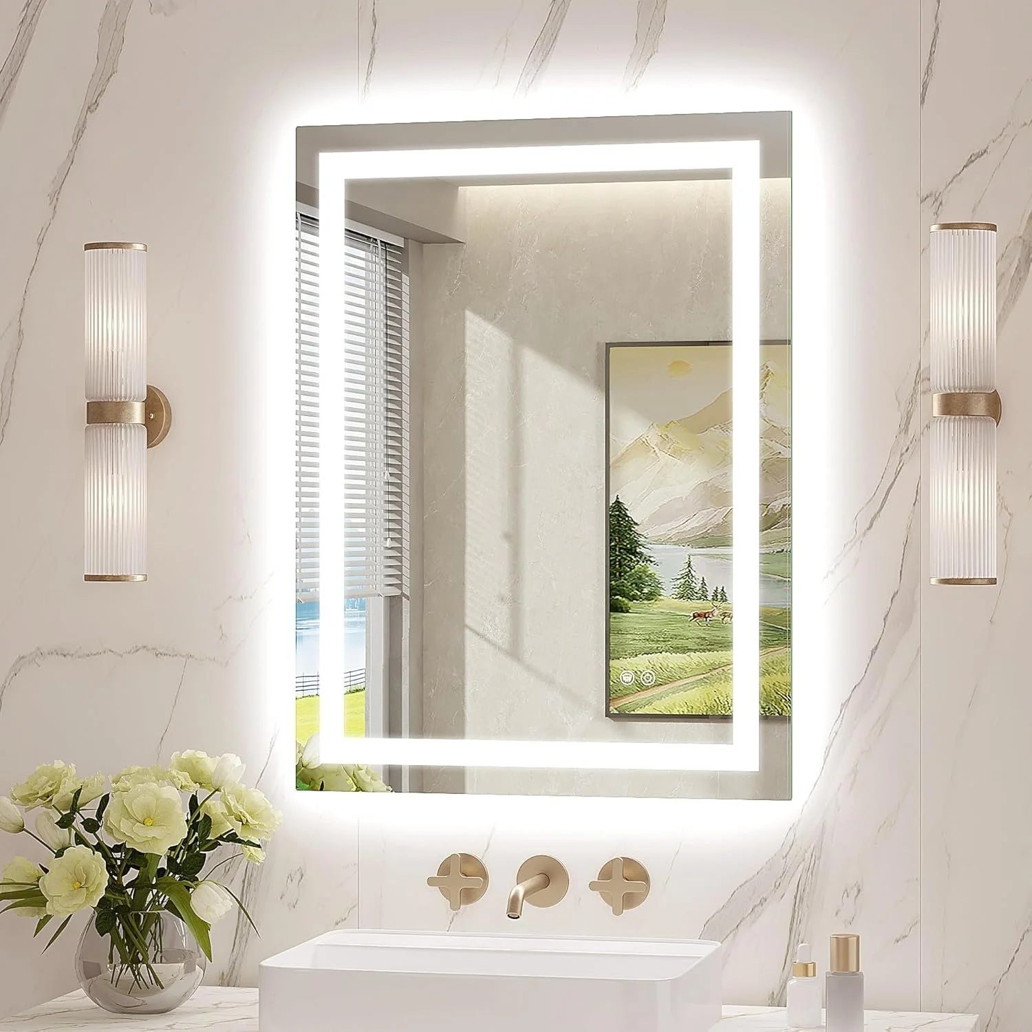 Rectangle LED Mirror