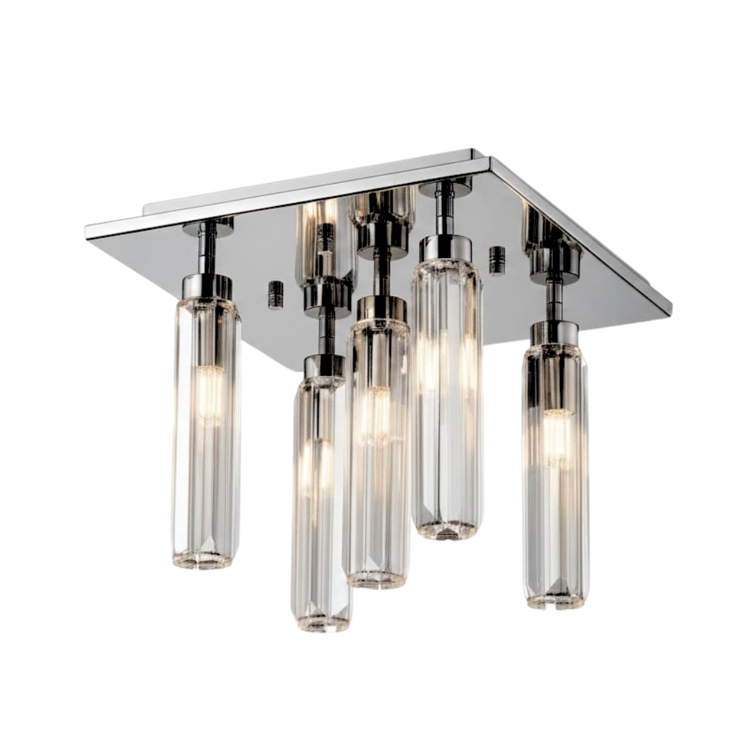 The Borealis Cascade Semi-Flush Light - Small
