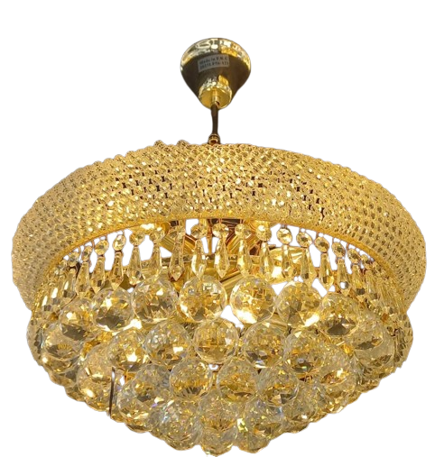 Gold Crystal Hanging Light (Small)