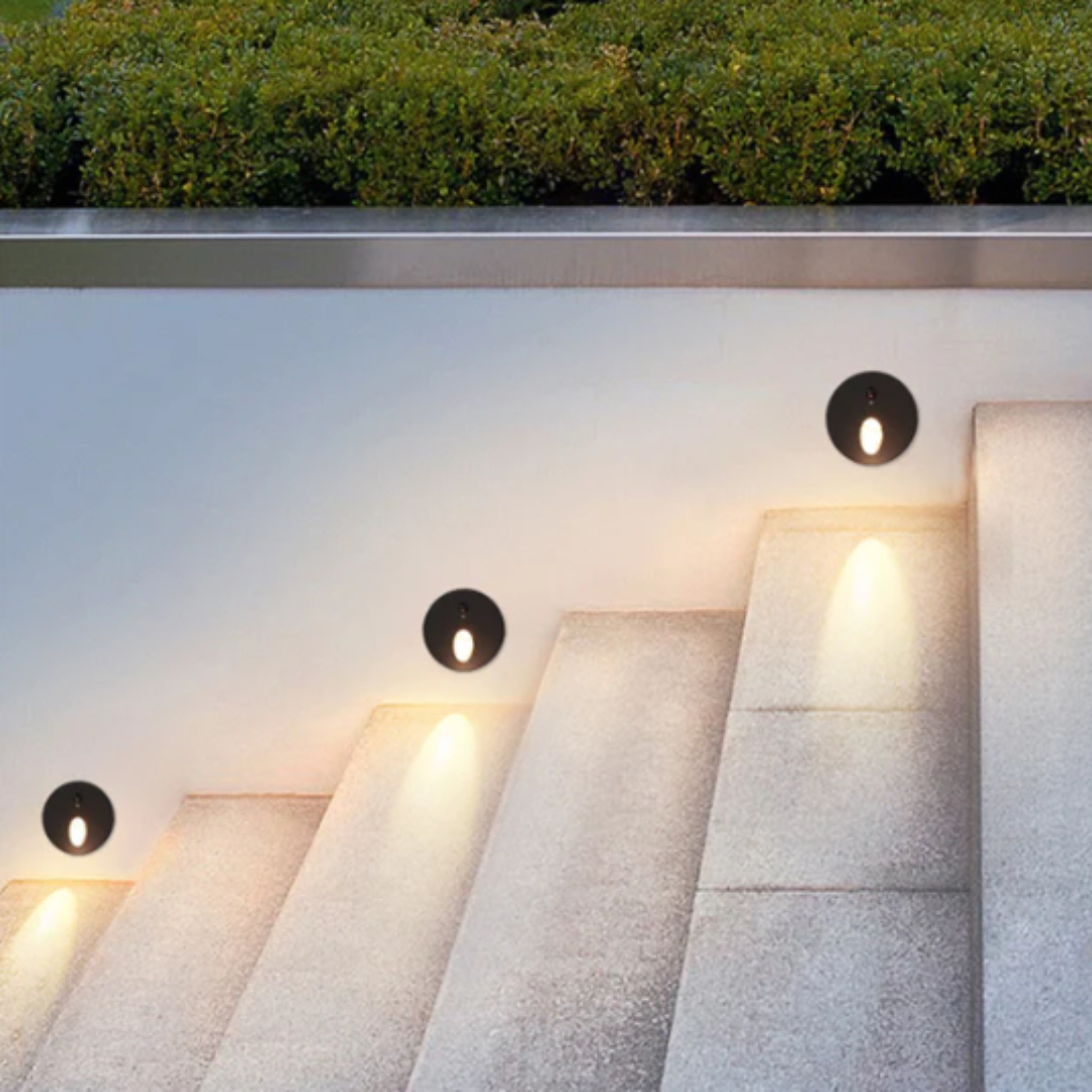 Square Motion-Sensor Step Light — Lighting Paradise Trinidad