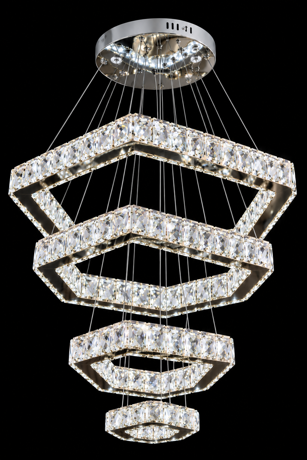 Modern Crystal Hexagon Chandelier.png