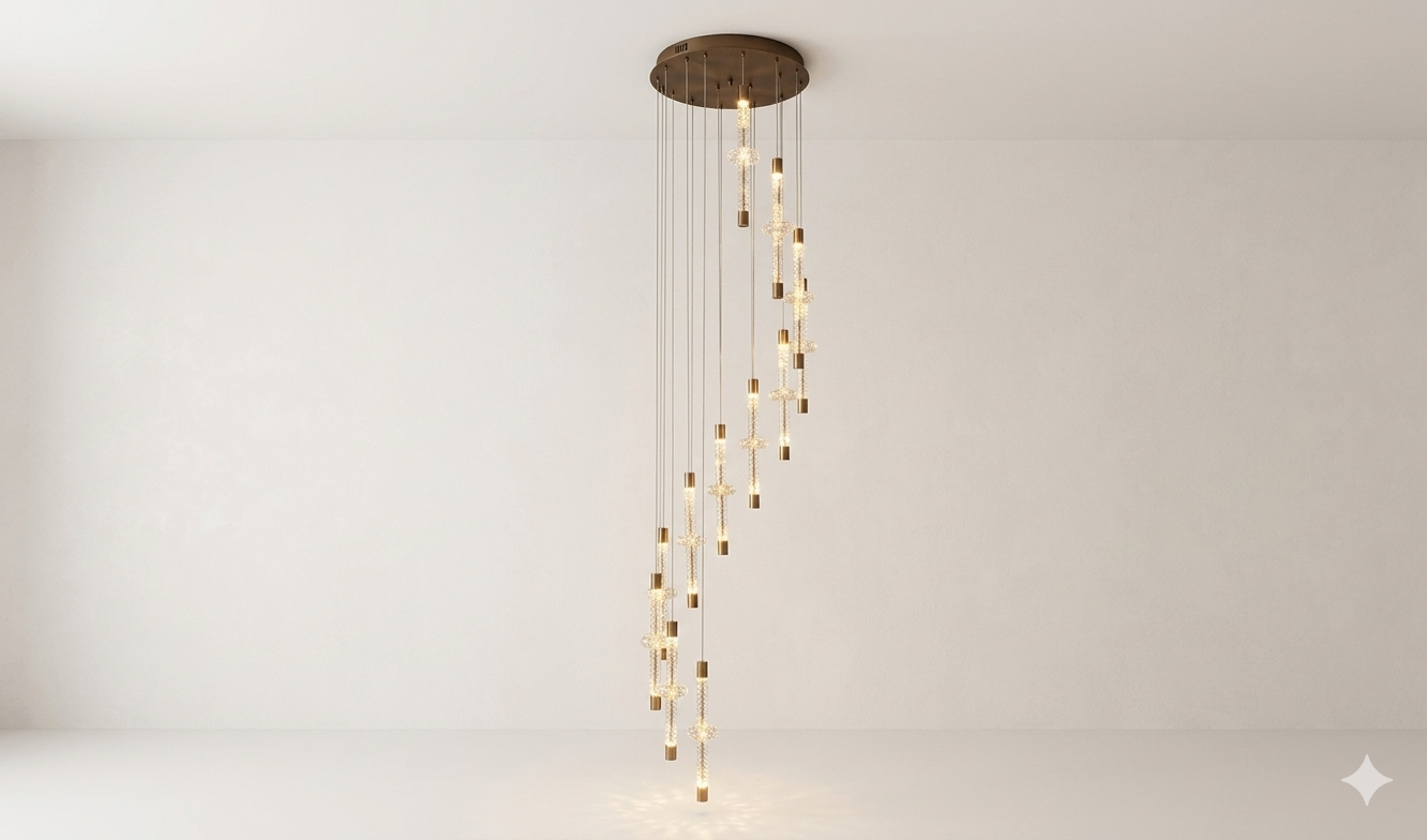 Stellar Collection Grand Cascading Chandelier