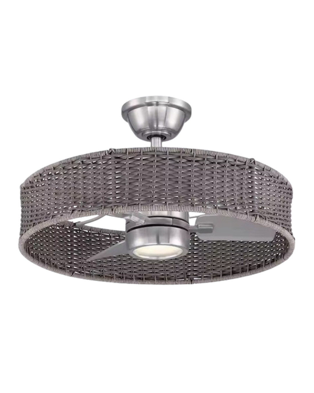 Hampton Bay Darya Wicker 25in Inside/Outside Ceiling Fan