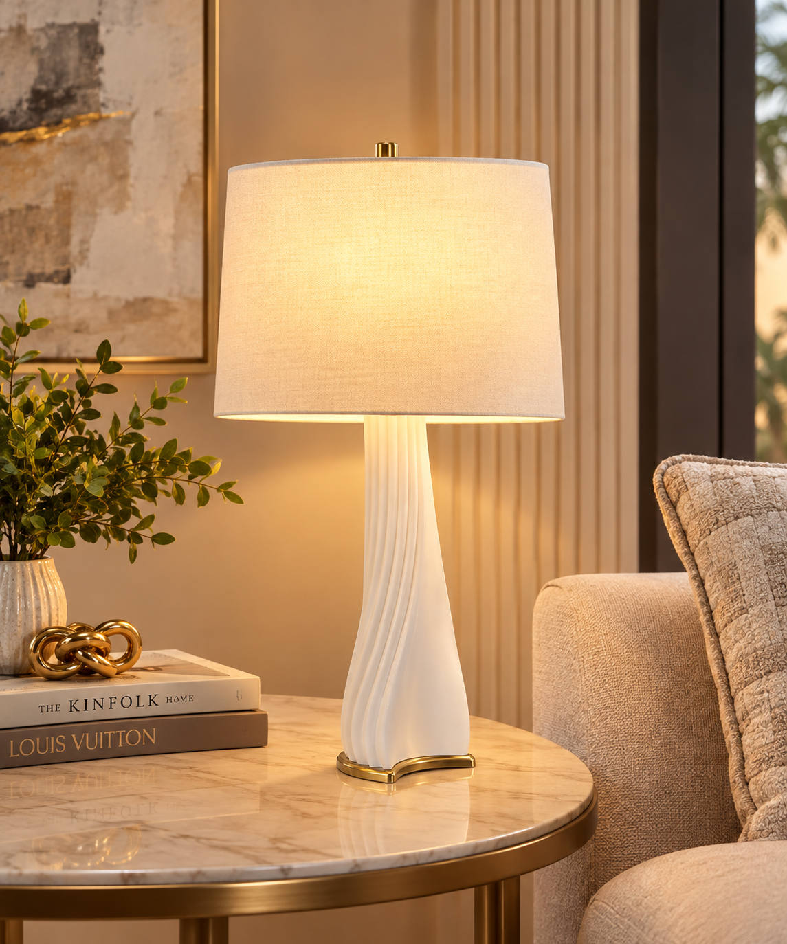 Avalon Wave Table Lamp