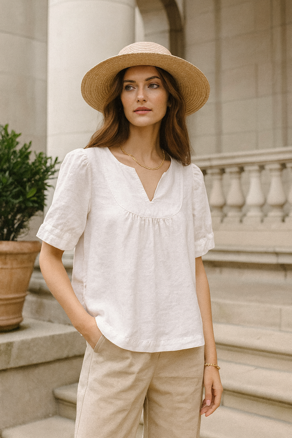 Madewell Puff Sleeve Top.PNG