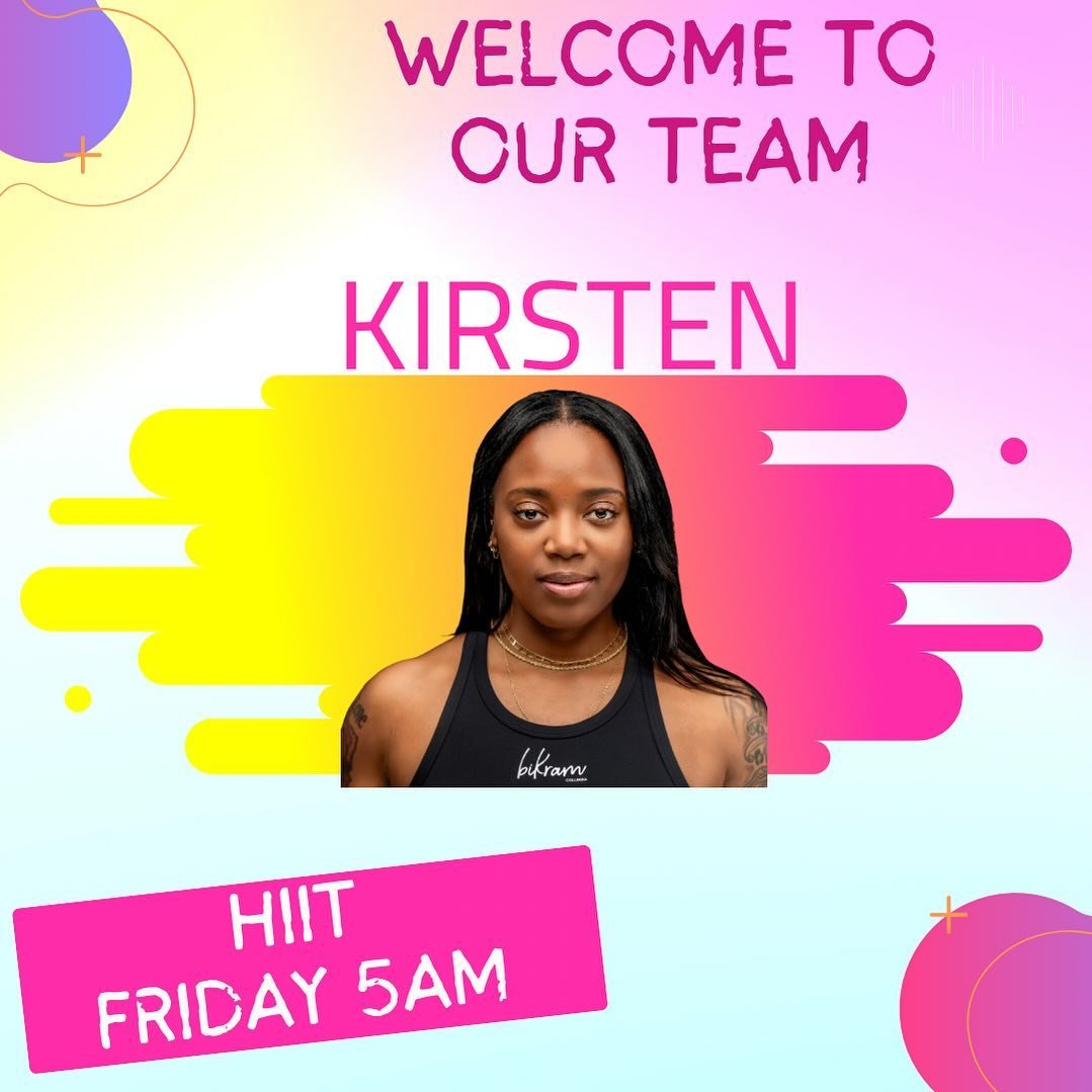 📣We are soo excited to introduce Kirsten to our BYC family!! Come join her for an awesome HIIT workout- starting tomorrow. Friday 5AM 🩵