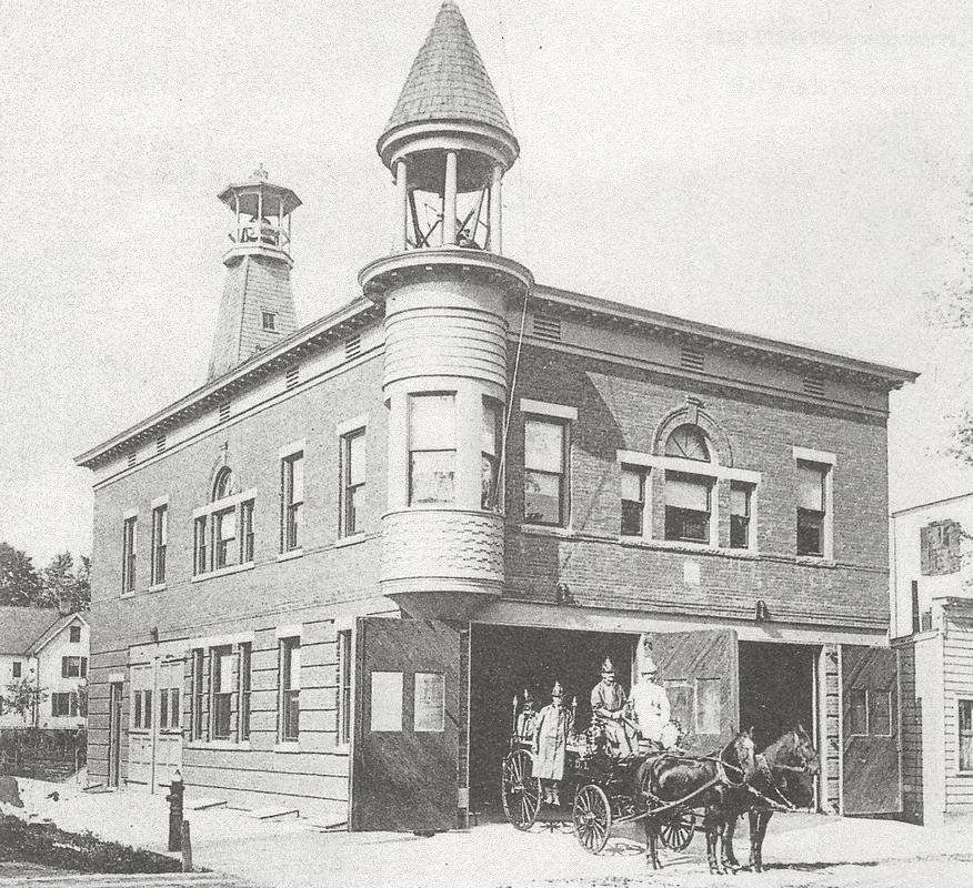 Fire Department second building Central Ave. and Cook Ave.