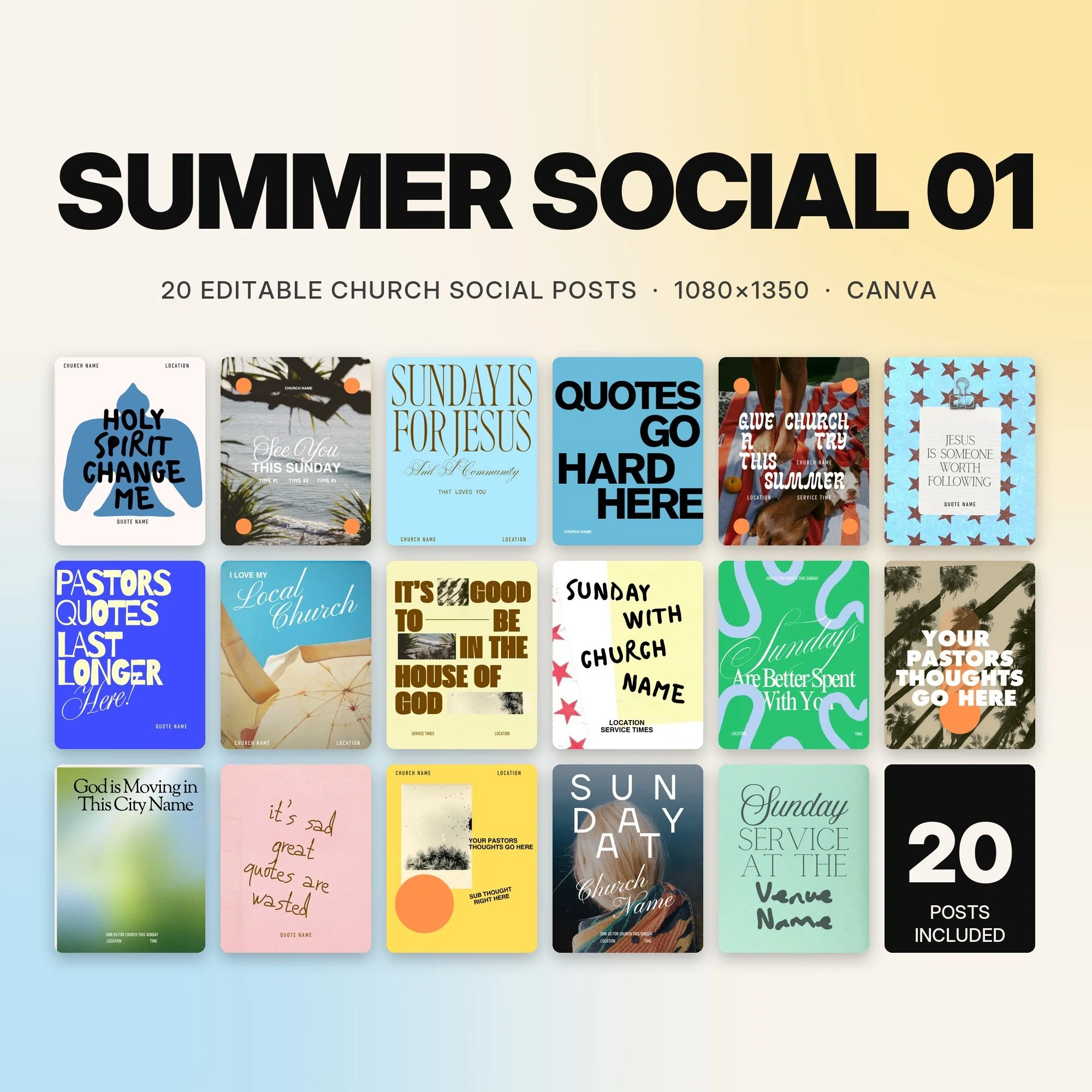 Canva Social Template