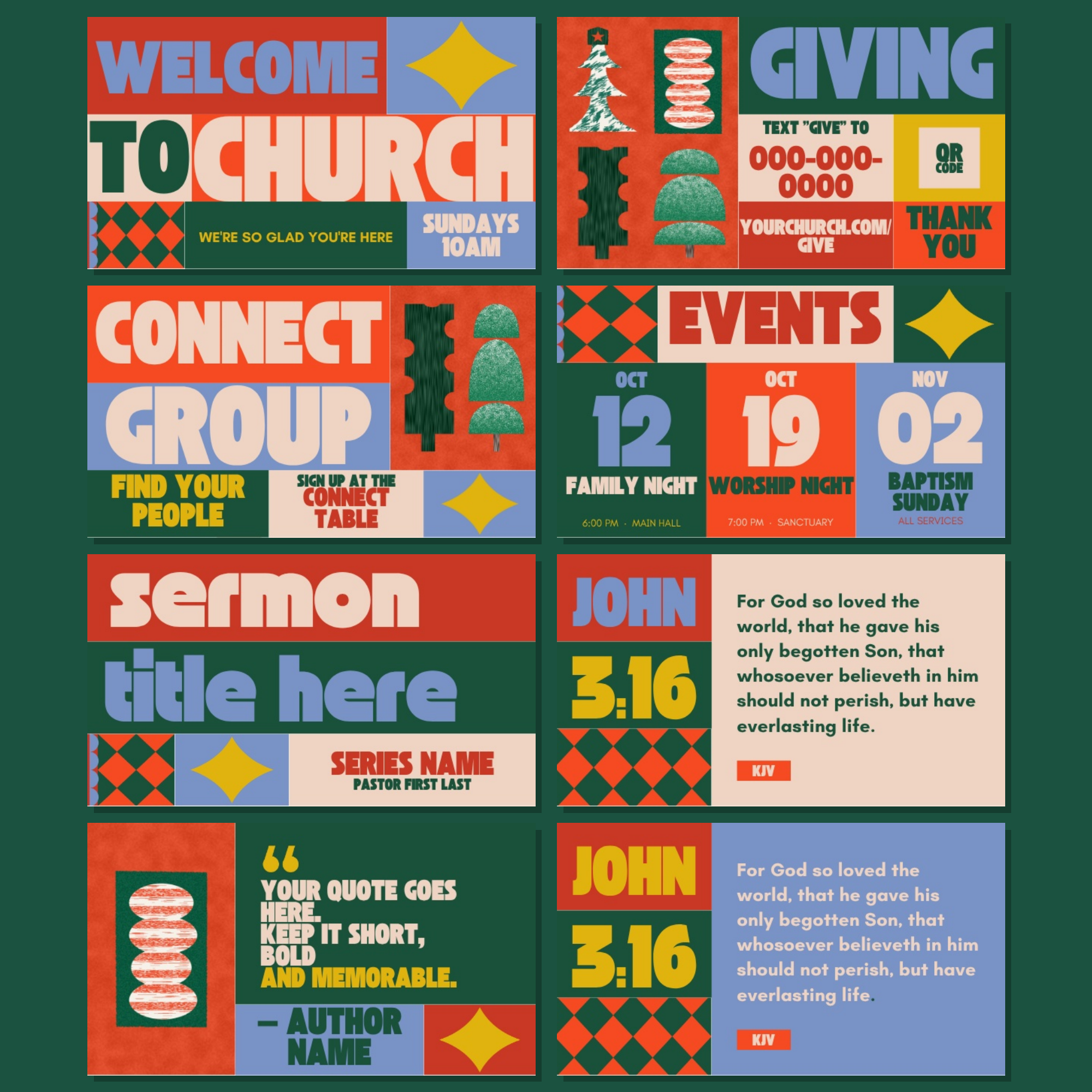 CHRSTIMAS CANVA TEMPLATE BOX