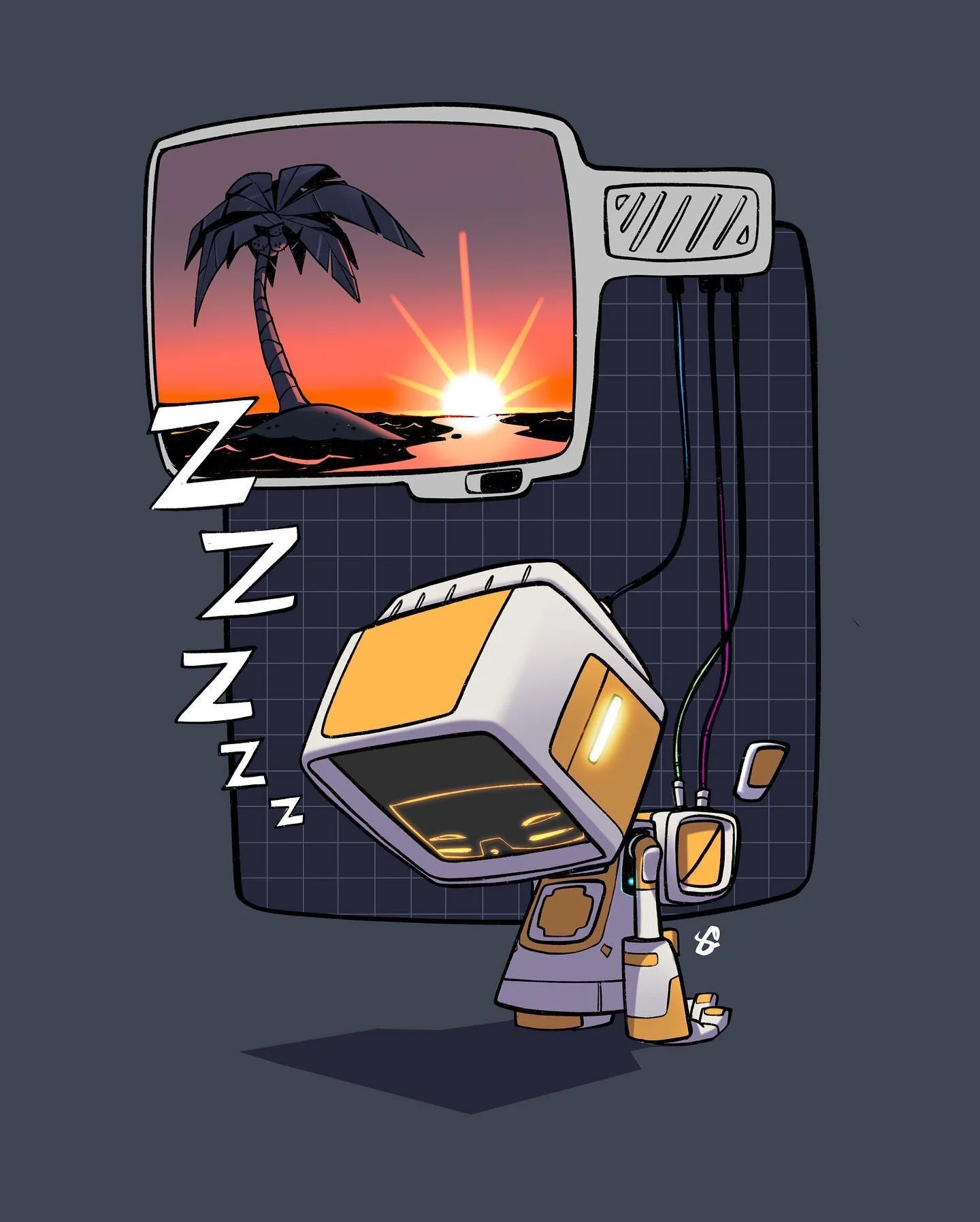 MoR2023-Day31 Off to bed to #dream new adventures. 

This has been awesome! I really like this character. Lots of fun to draw. 

The algorithm makes it hard to get reach unless you jump through IG hoops, but it a great start to the year for me. 

Loo