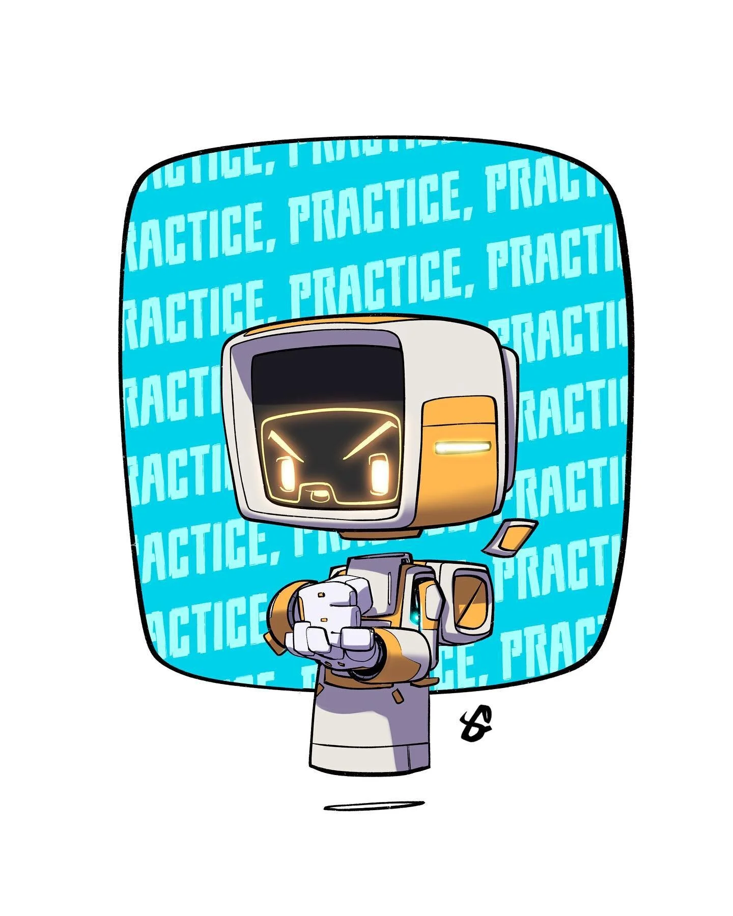 MoR2023-Day29 Let me #hammer this home. Button line! PRACTICE, PRACTICE, PRACTICE!

#marchofrobots2023 #createwithxencelabs

#chocolatesoop #dacostabayley #digitalinking #marchofrobots#digitalcolouring #robotart #characterdesigns #noaiart #noai