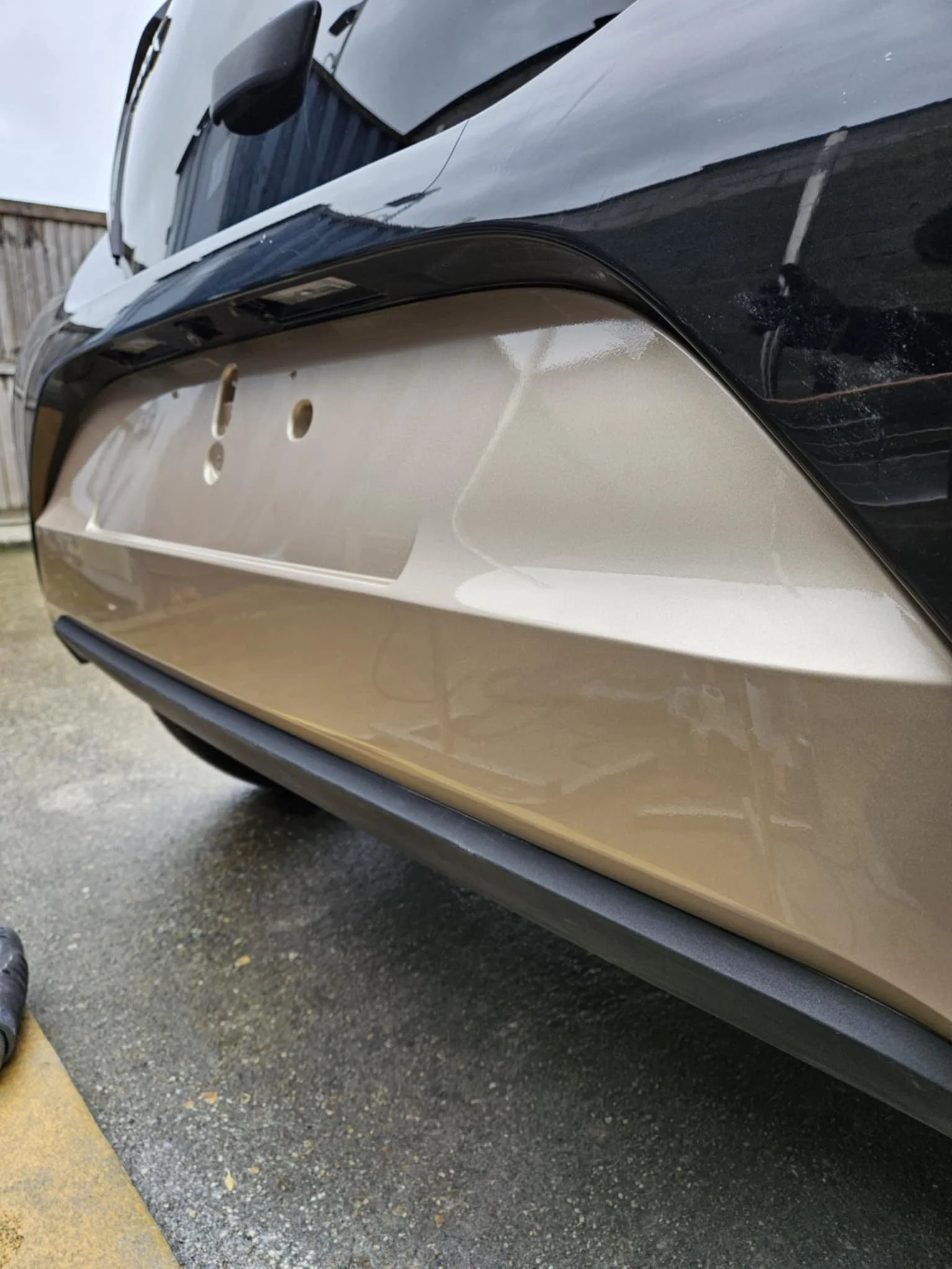 Dent repair bumper