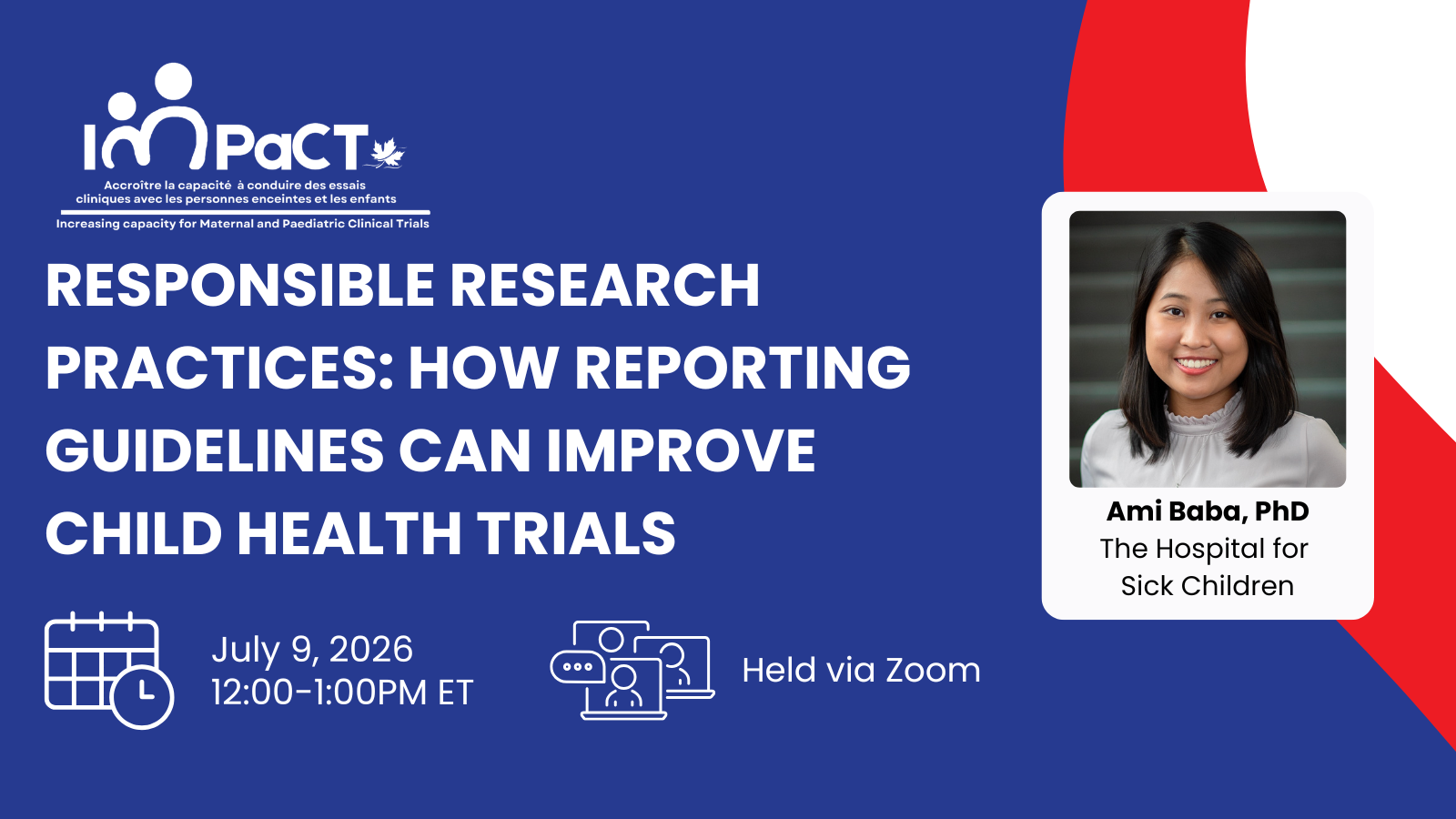 Responsible Research Practices: How Reporting Guidelines Can Improve Child Health Trials