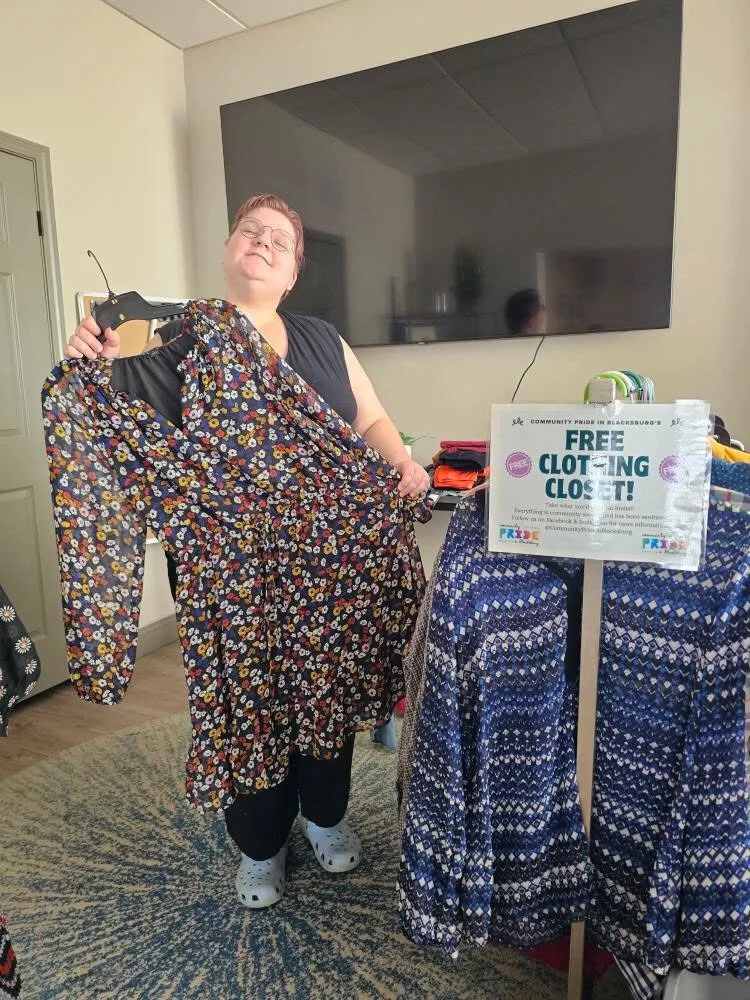 🧥High fashion in 2026 is sustainable, community-focused, and FREE with the help of Community Pride in Blacksburg!

Their FREE Traveling Clothing Closet arrived at Terrace View a day early and we couldn&rsquo;t be more excited- stop by between the 25