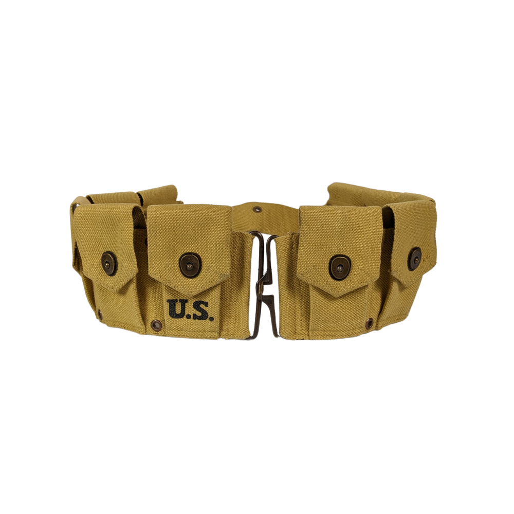 US WWII M1923 Cartridge Belt Khaki display picture 2