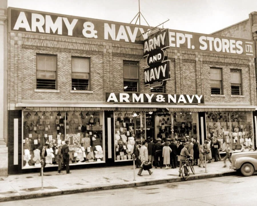 History Behind The Military Surplus Store