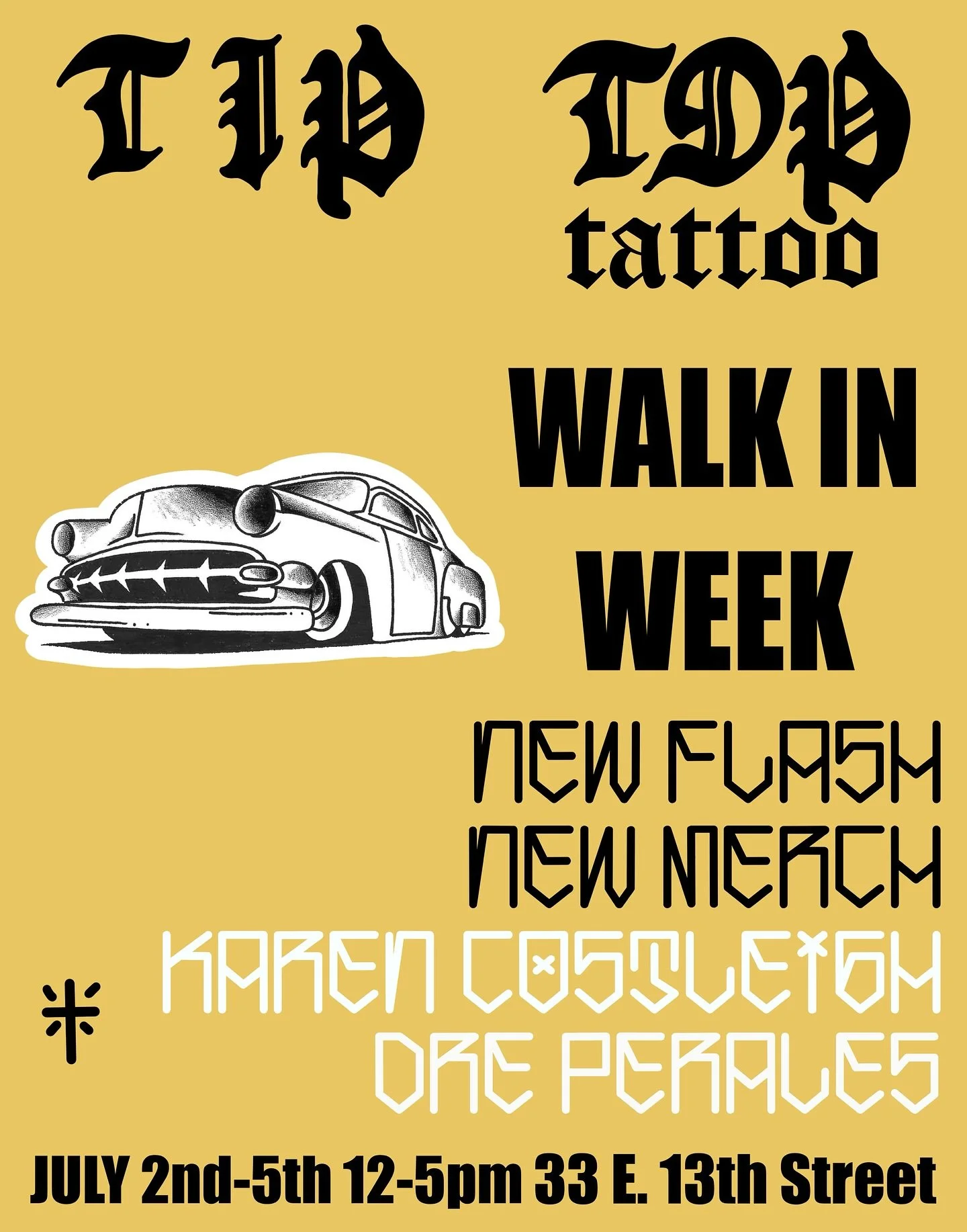 @karen_costleigh x @dreperalestattoo x @tiptoptattoocincy Check the dates get in where you fit in!!! 33 E 13th Street Over-The-Rhine Cincy. #tiptoptattoocincy #tattoo #traditionaltattoo #tattooflash #cincinnati #otr #overtherhinecincinnati #cincy #oh