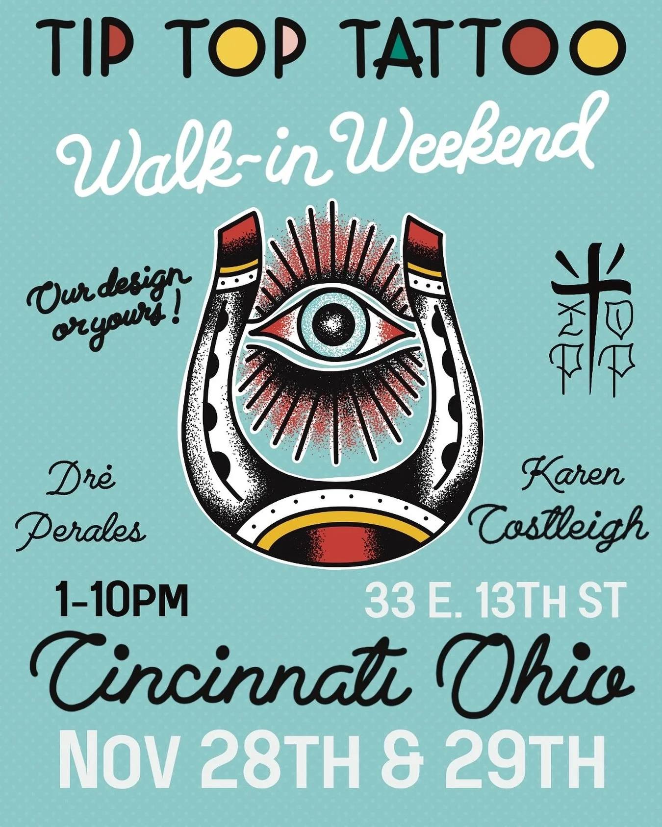 It&rsquo;s almost that time again!!! @karen_costleigh x @dreperalestattoo Walk-in weekend We&rsquo;re looking forward to having another great event with all new flash and merch!!! If you have any questions please don&rsquo;t hesitate to reach out we 
