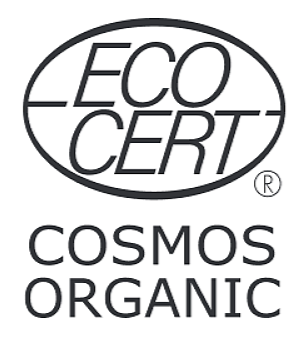 Ecocert Cosmos organic logo used on Organic certified products