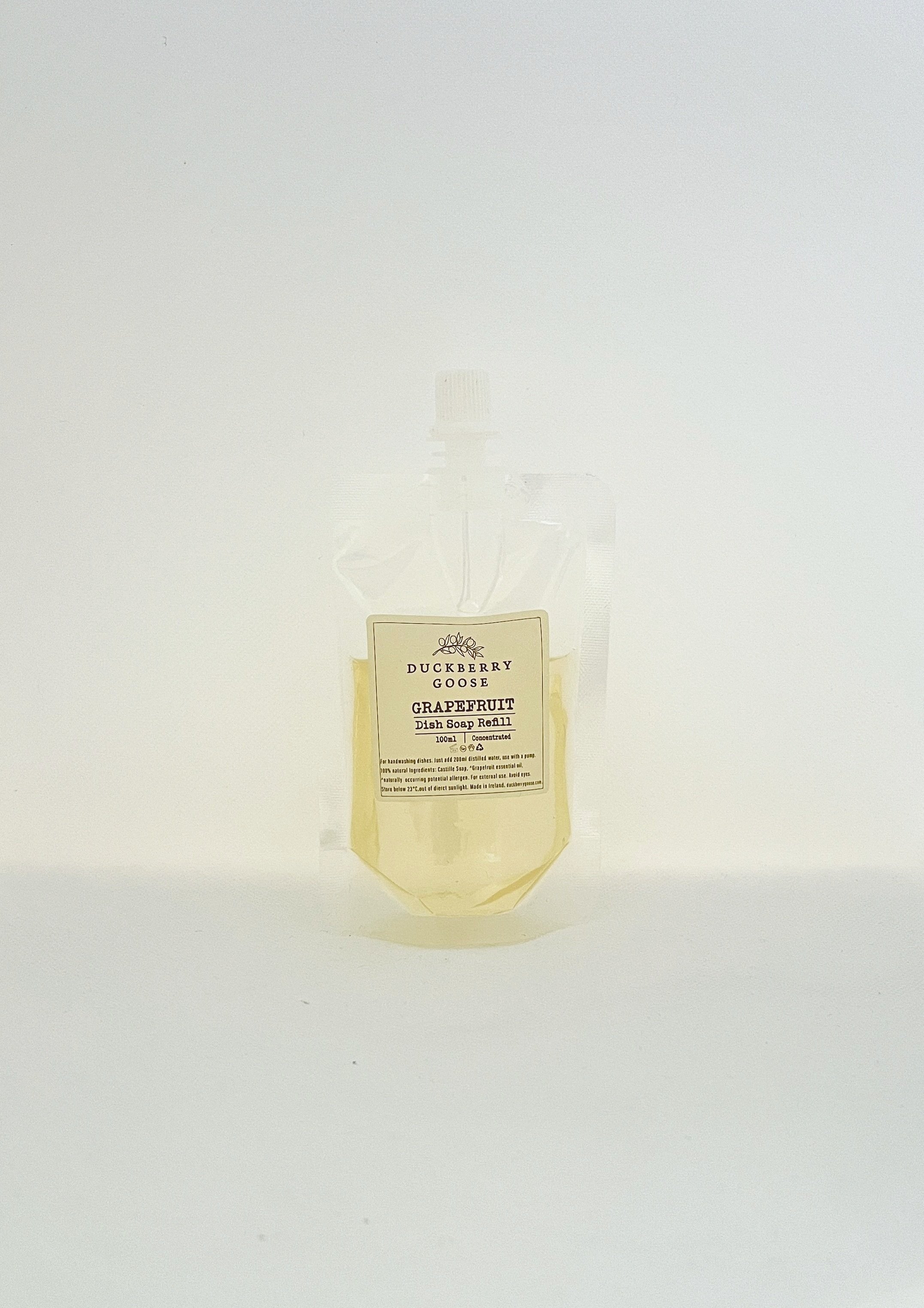 Grapefruit Dish soap refill pouch single