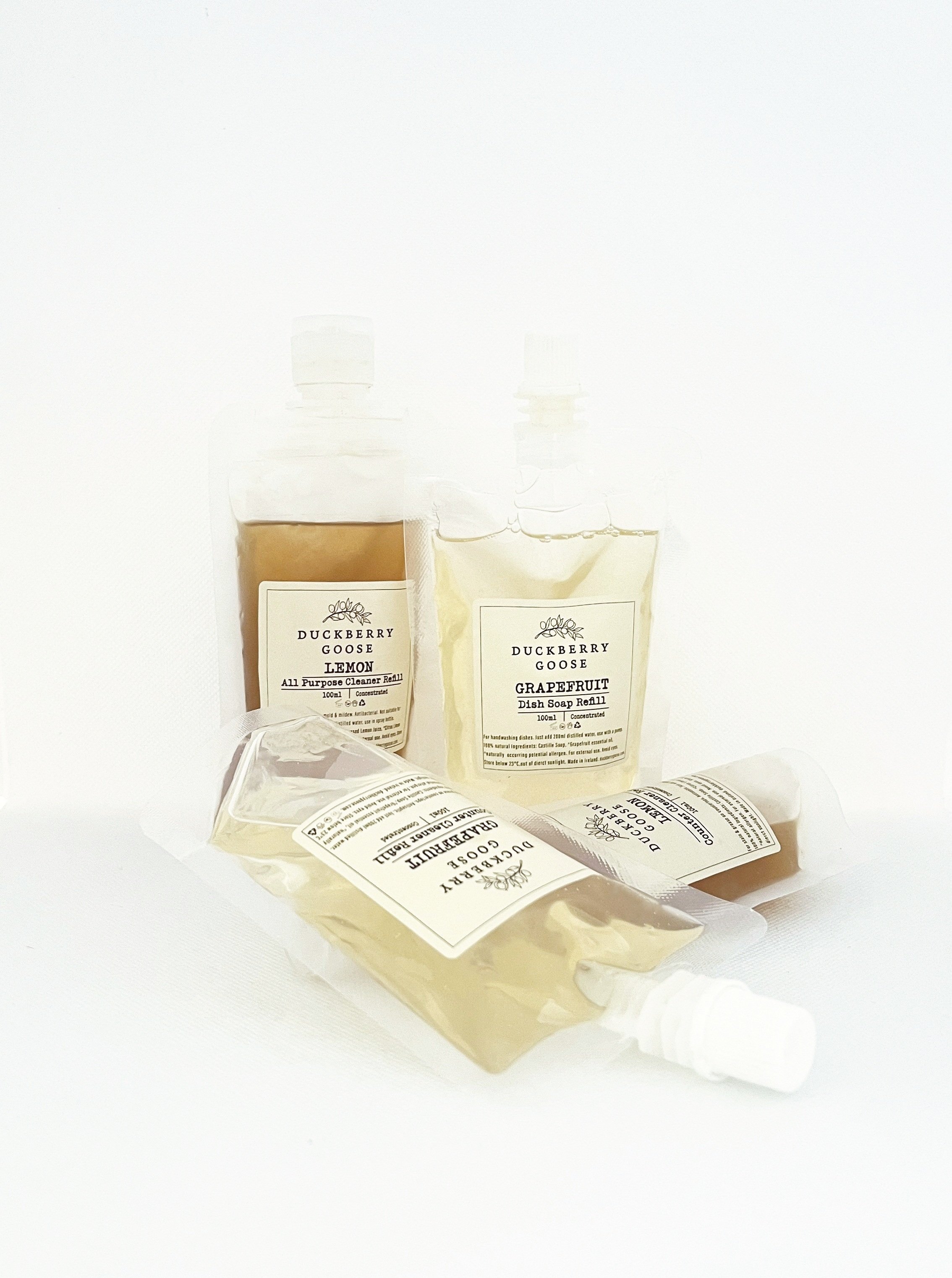 Refill Pouches for Lemon and Grapefruit All Purpose Cleaners