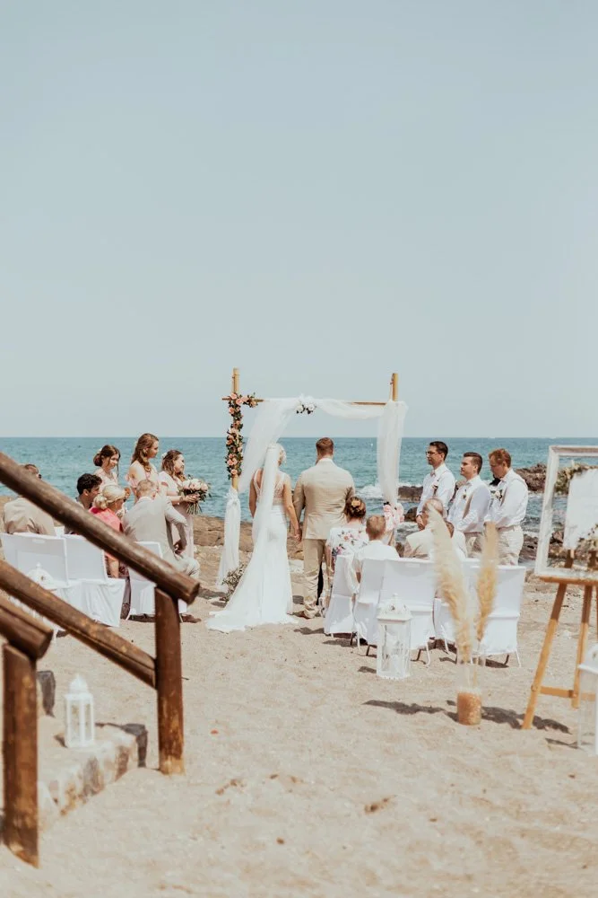 Beach wedding in Spain
