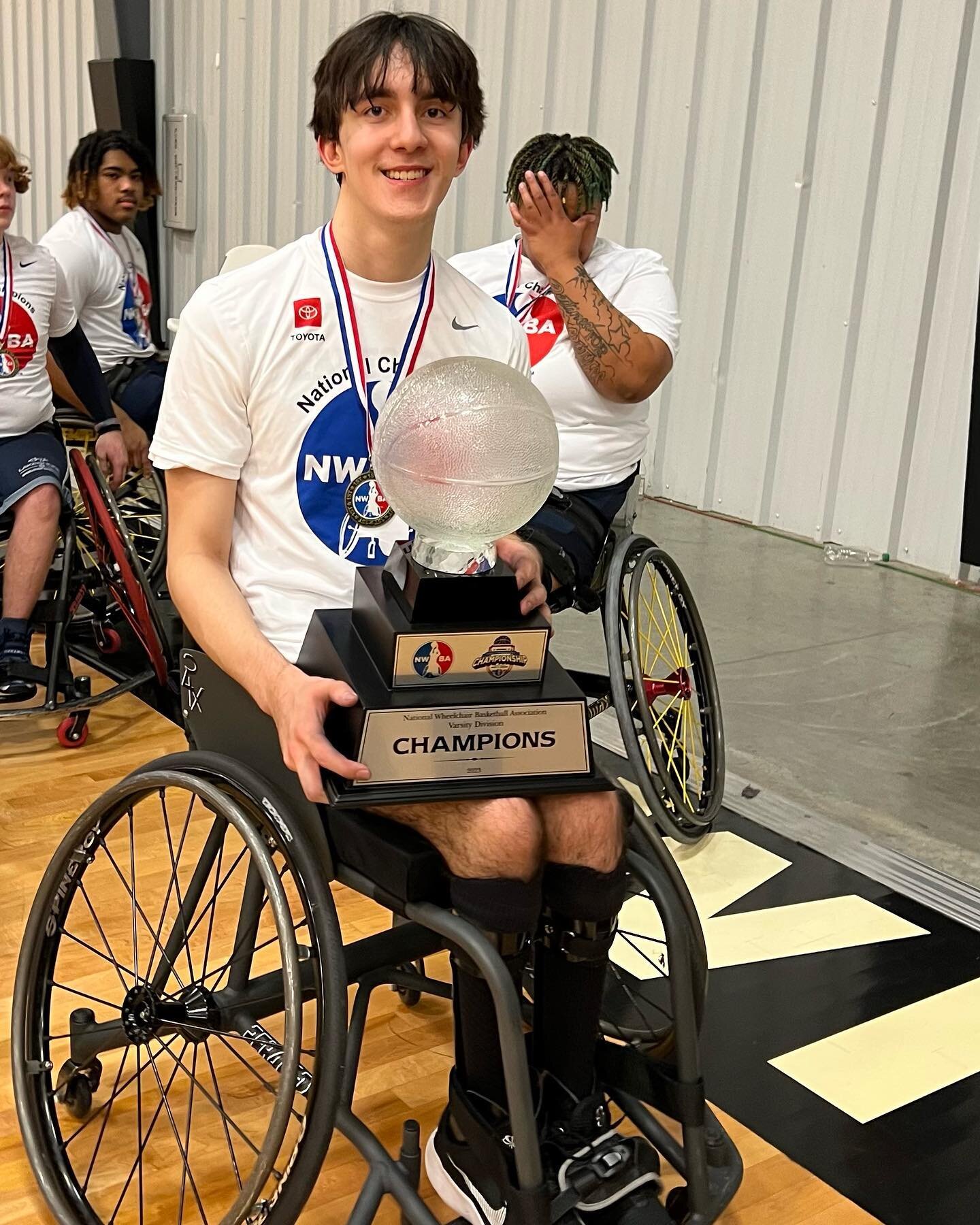 National champions!!! Sorry, but I&rsquo;m going to be an obnoxious mom and repeat that. The Lakeshore Lakers are the 2023 varsity national champions!! I am so stinking proud of these athletes. #notafoodpost #proudmom #wheelchairbasketball #lakeshore