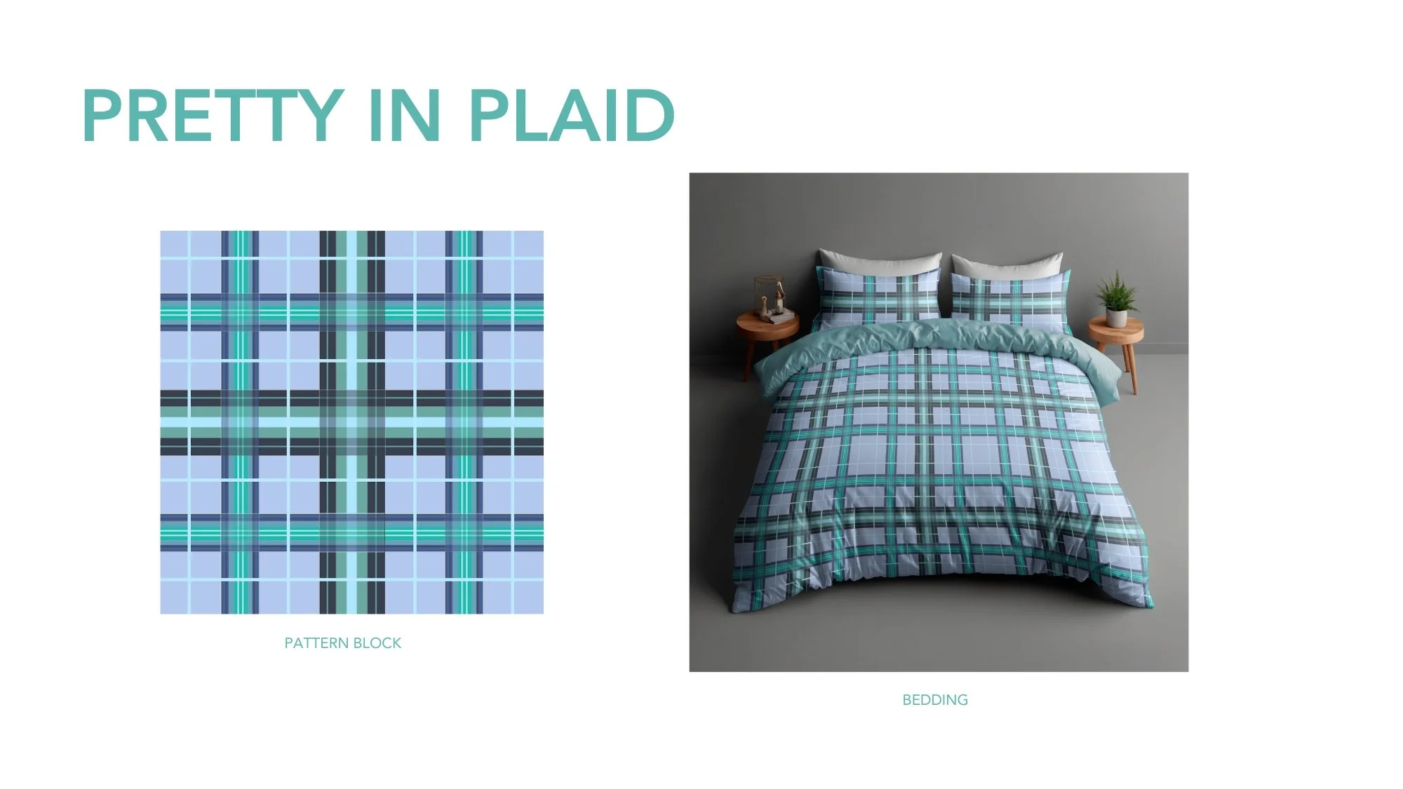 Pretty In Plaid Bedding Pattern