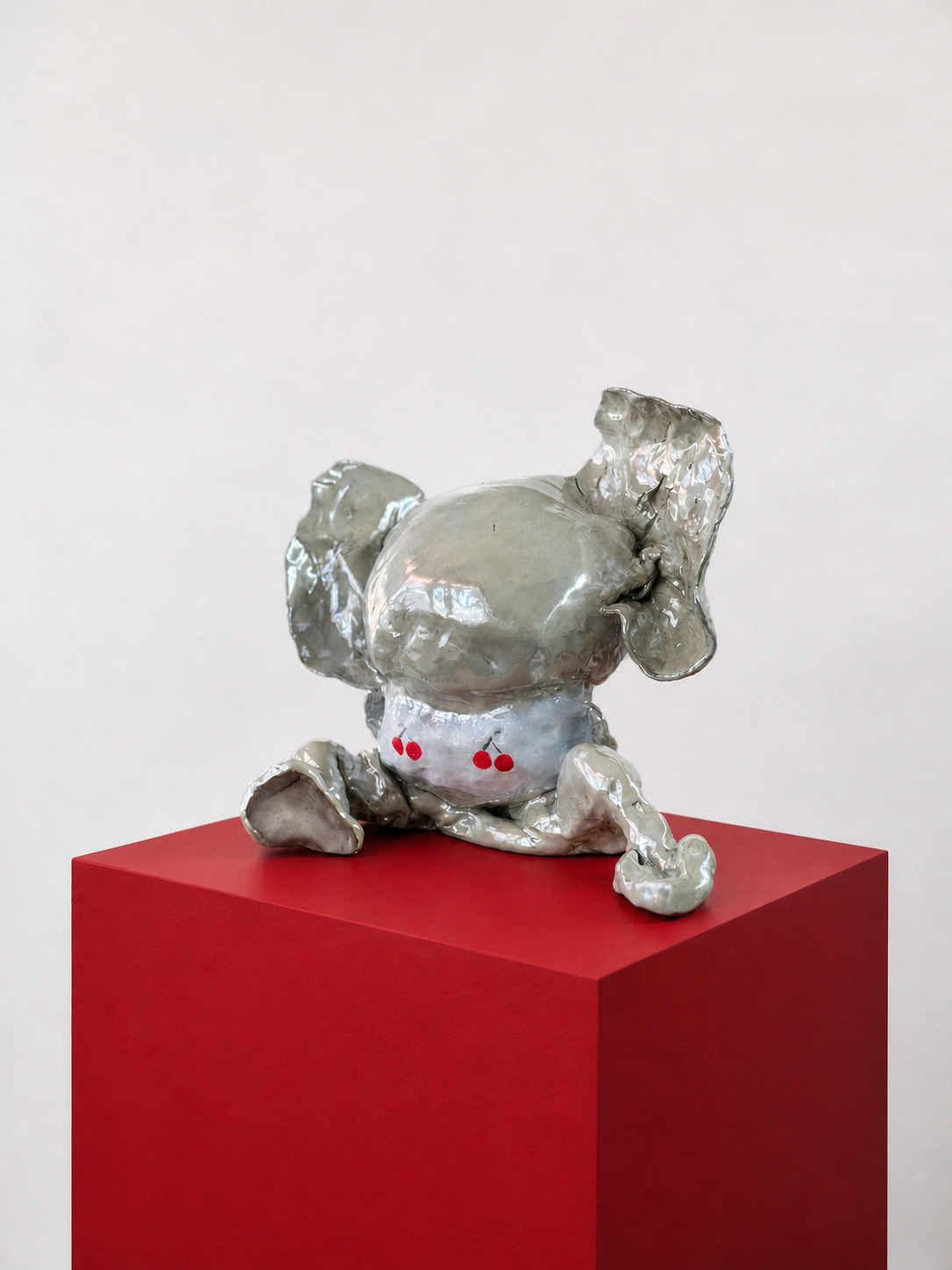 Cherry, Ceramic & Glazing, 28x33x18cm, 2025