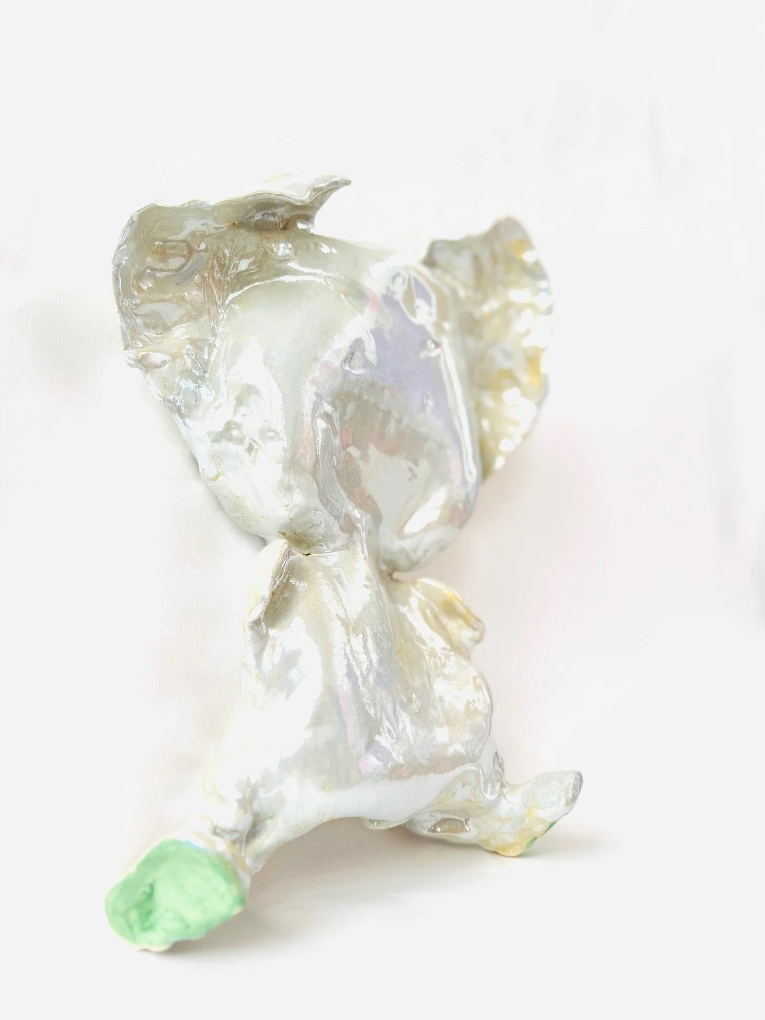 LUNARIS, Ceramic & Glazing, 33x25x15cm, 2025