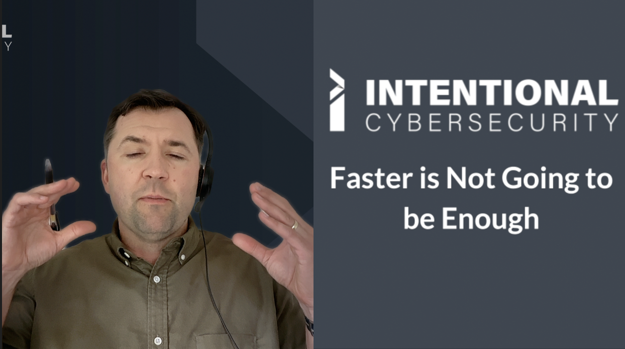 Faster Is Not Going To Be Enough