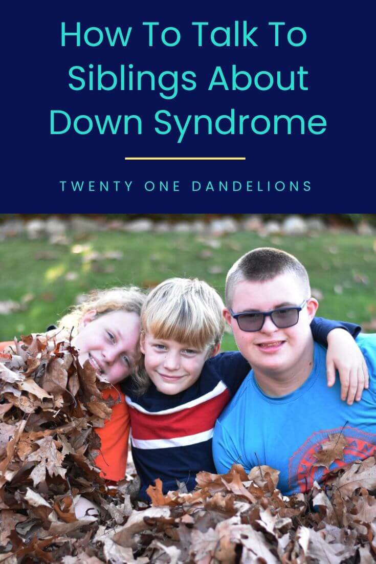 How To Talk With Siblings About Down Syndrome