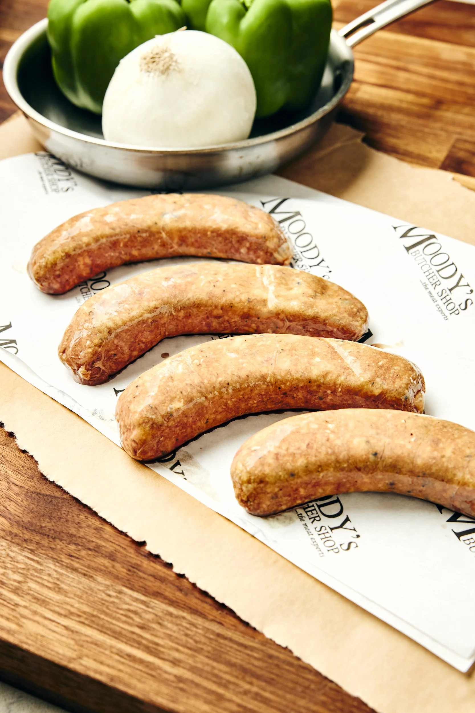 Moody's philly cheesesteak brat