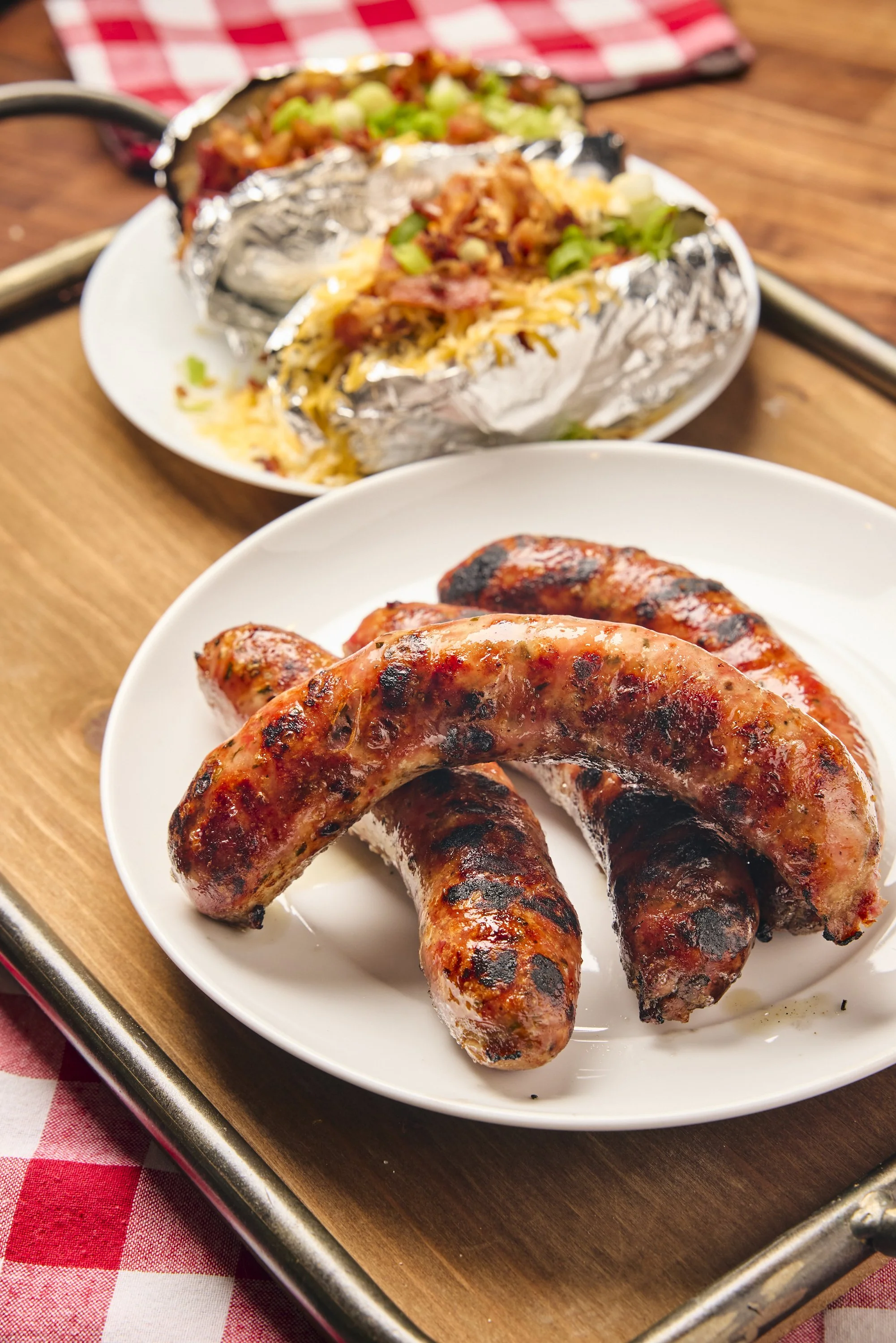 Moody's loaded baked potato brat