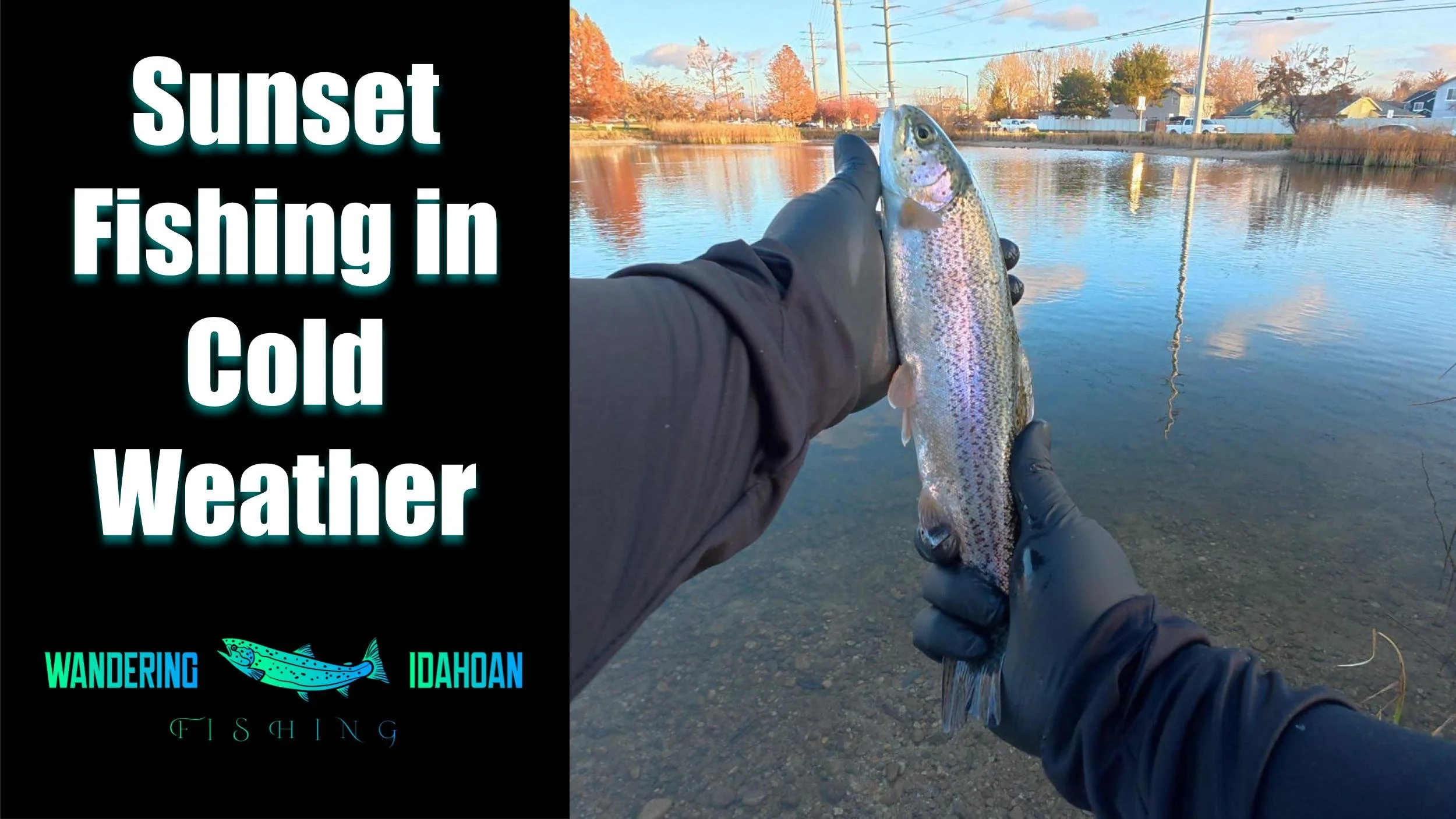 Sunset Fishing in Cold Weather