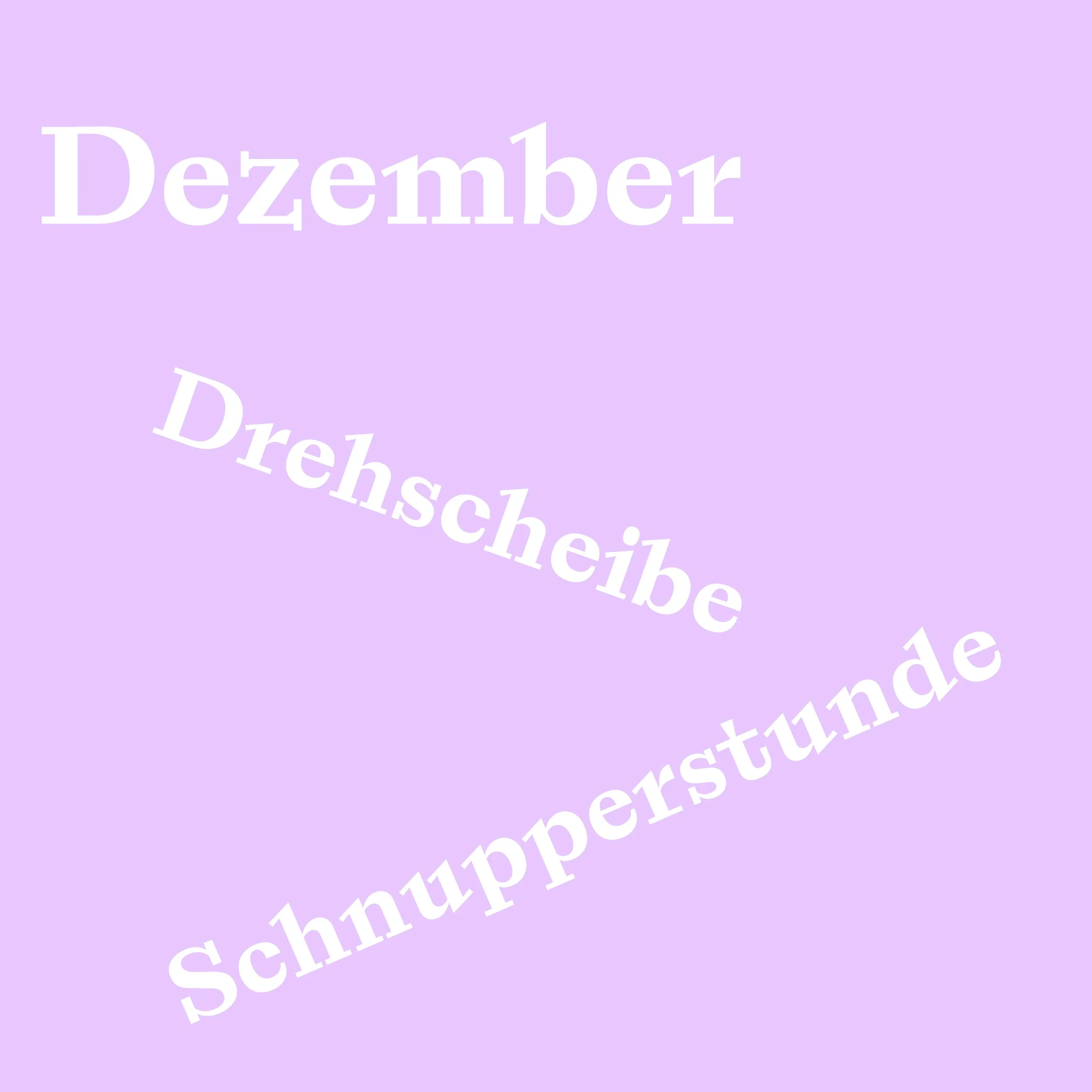 Schnupperstunde Dezember