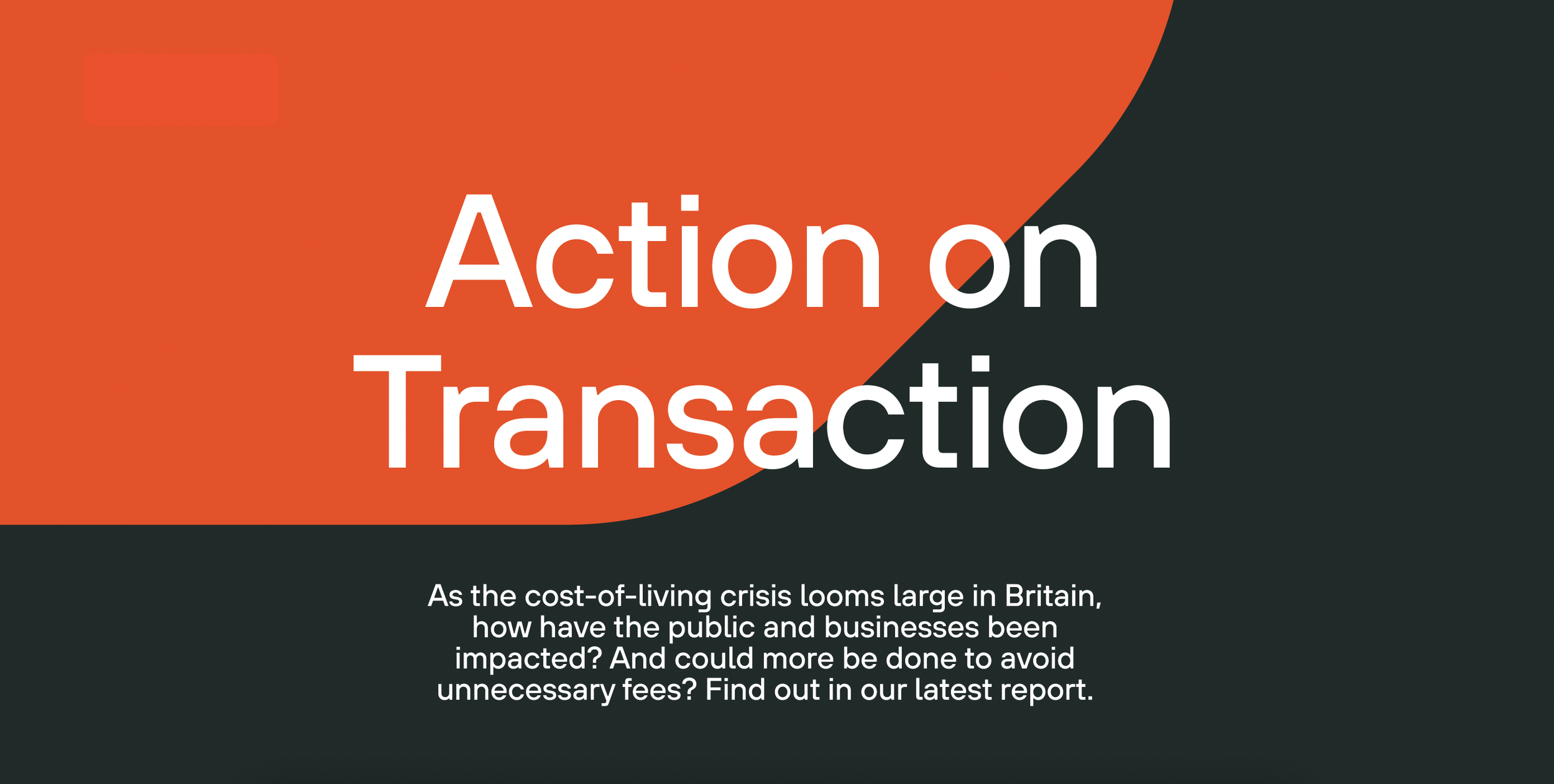 Content writing - Action on Transaction report