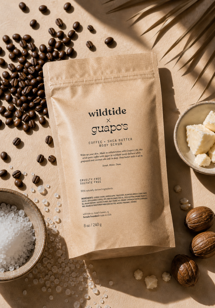 Wild Tide x Guapo's Sea Salt + Coffee Body Scrub