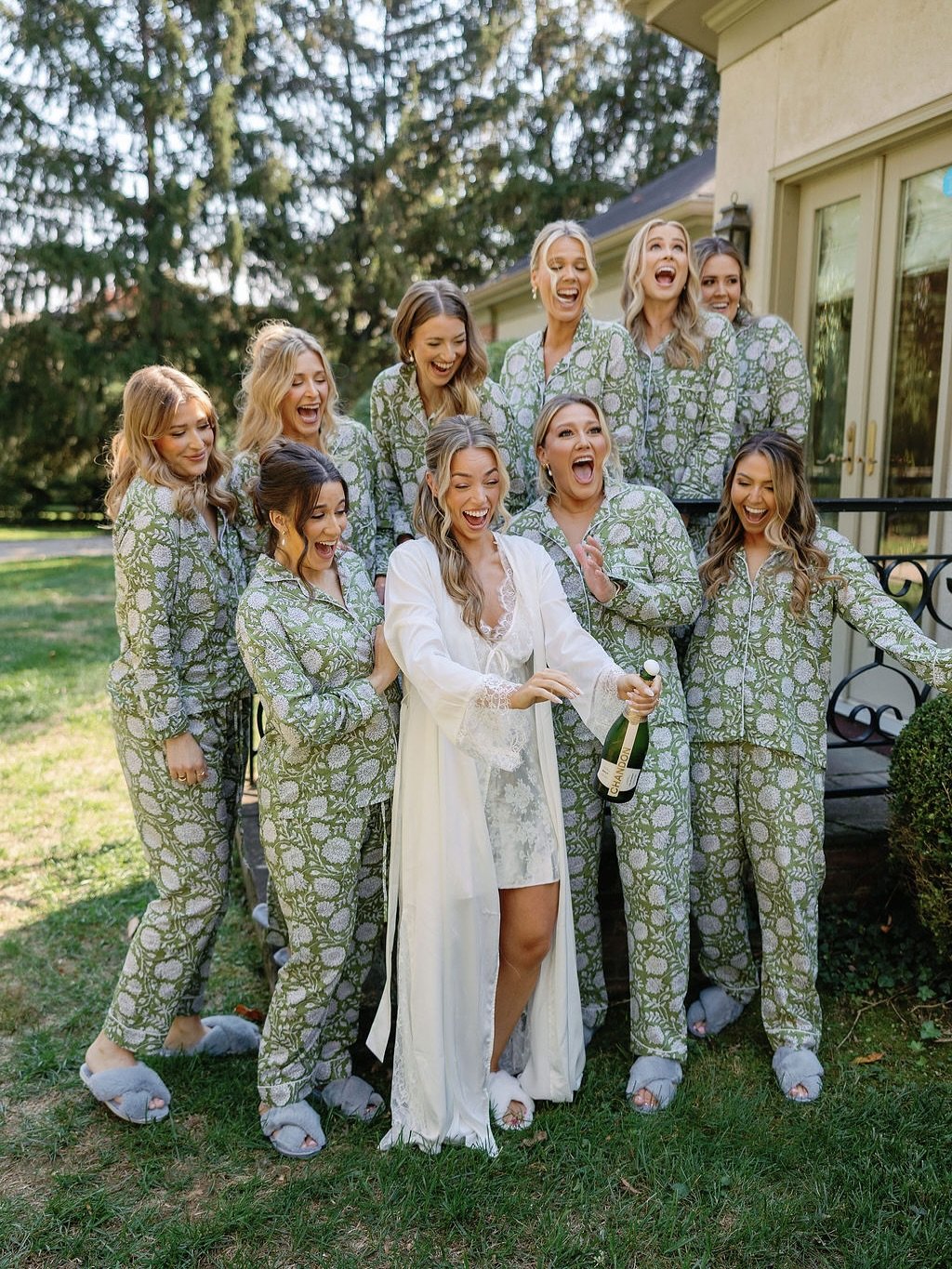 This was the most picture-perfect wedding day. The bride was the designer, and we were the coordinators&mdash;so what did that actually look like? Here&rsquo;s what I see in these photos:

1. A bride + bridesmaids fully relaxed and having the best ti
