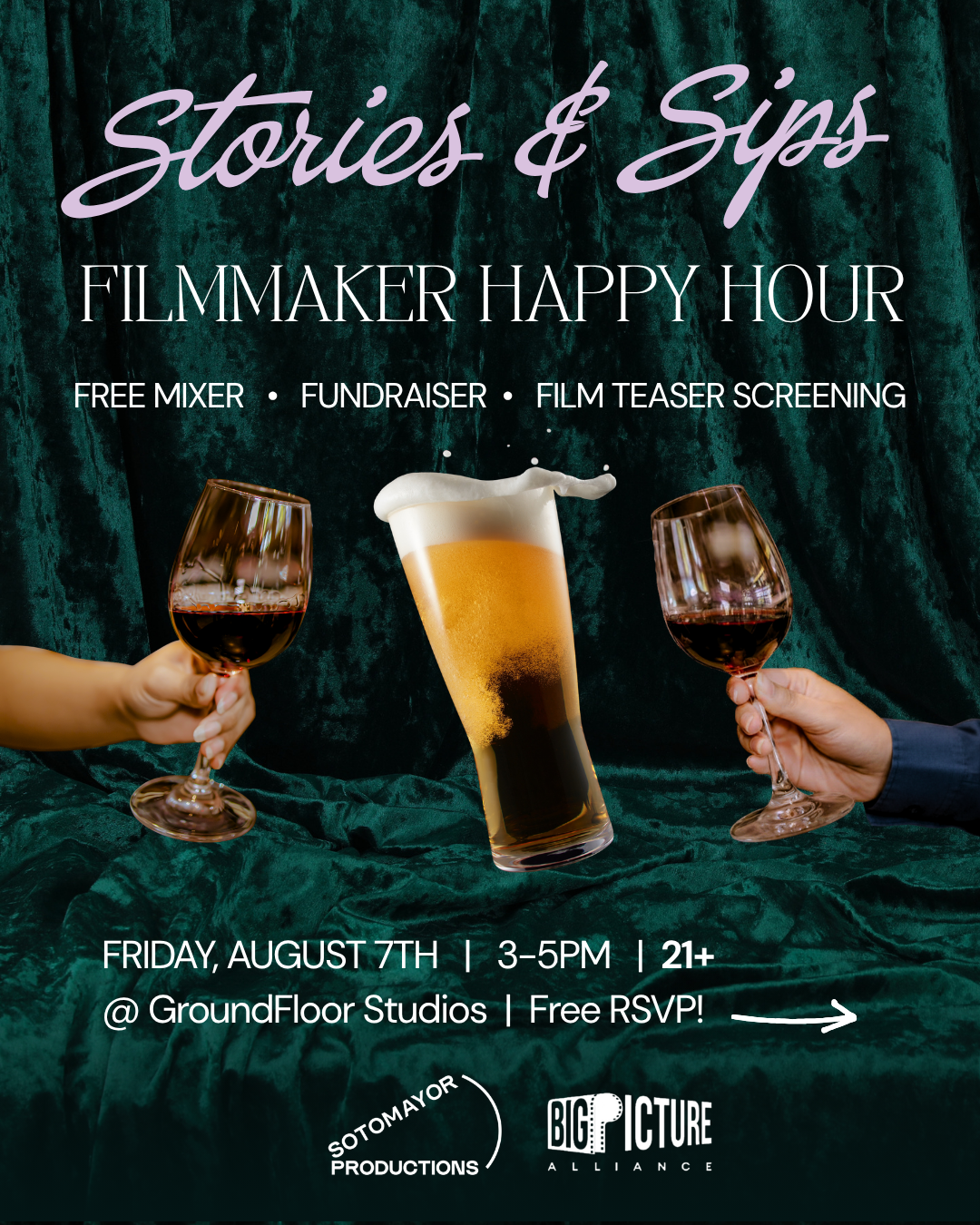 Stories & Sips: A Filmmaker Happy Hour