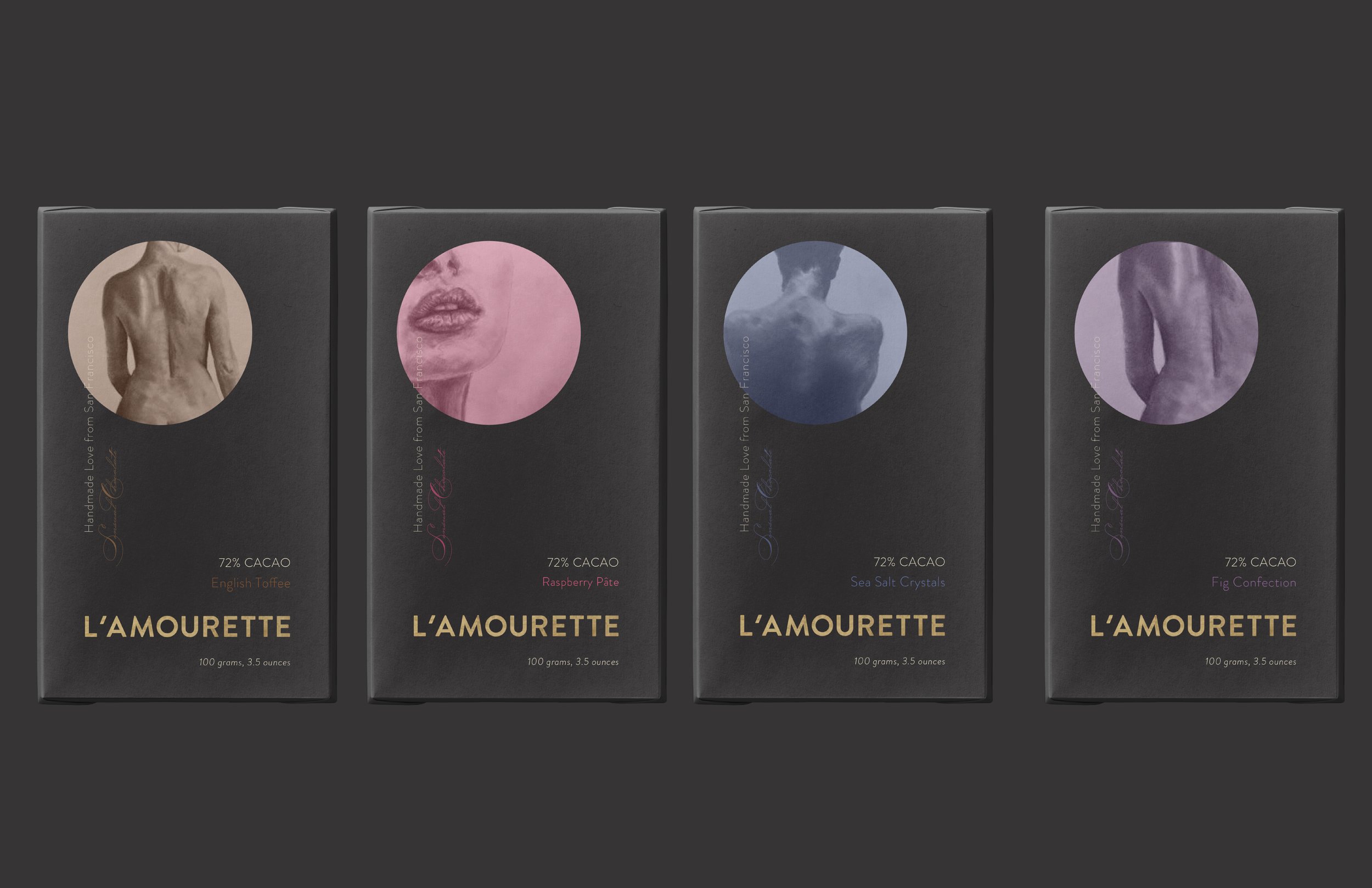 L'Amourette Chocolate Packaging