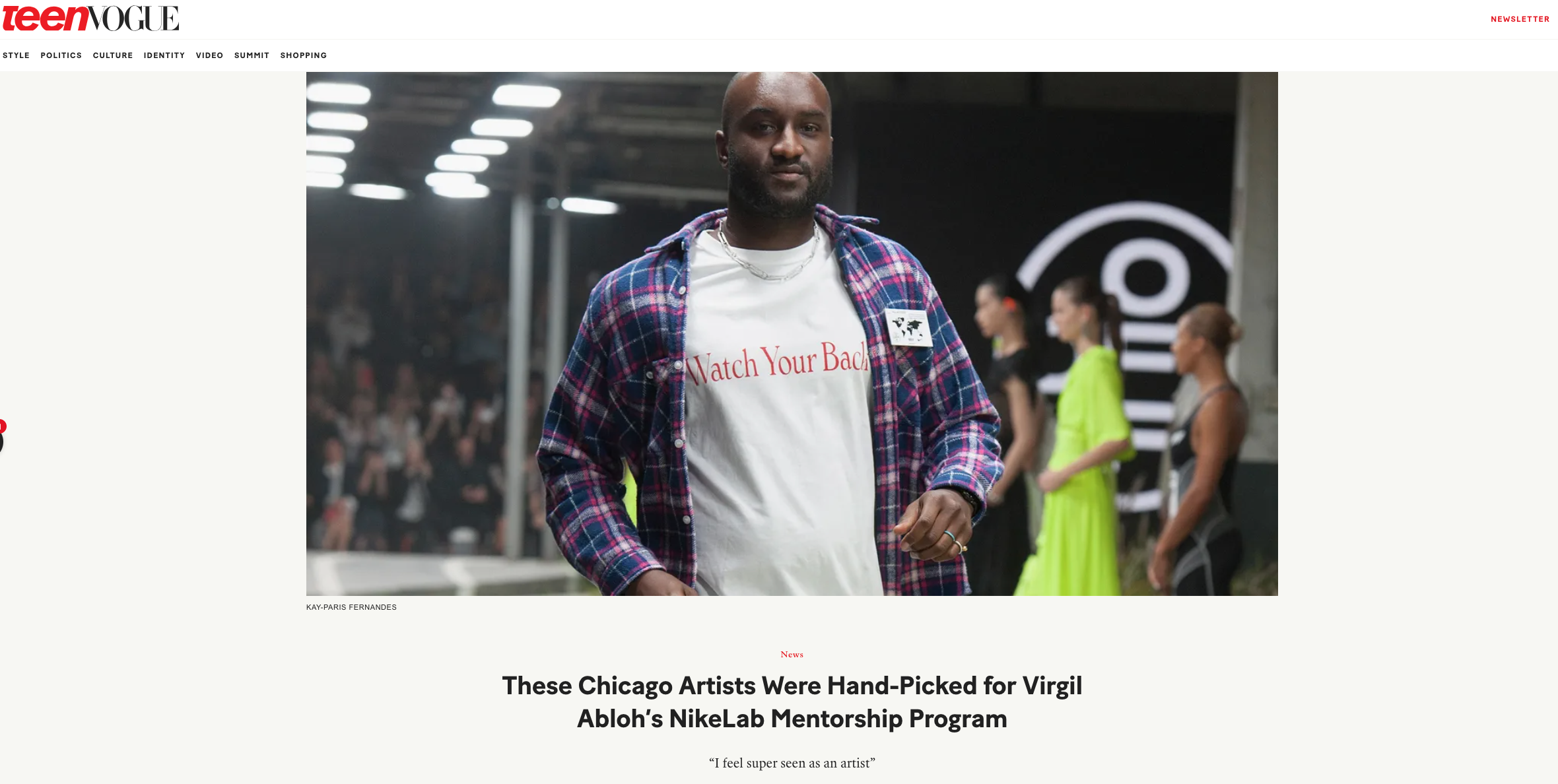 teen vogue virgil abloh nike chicago