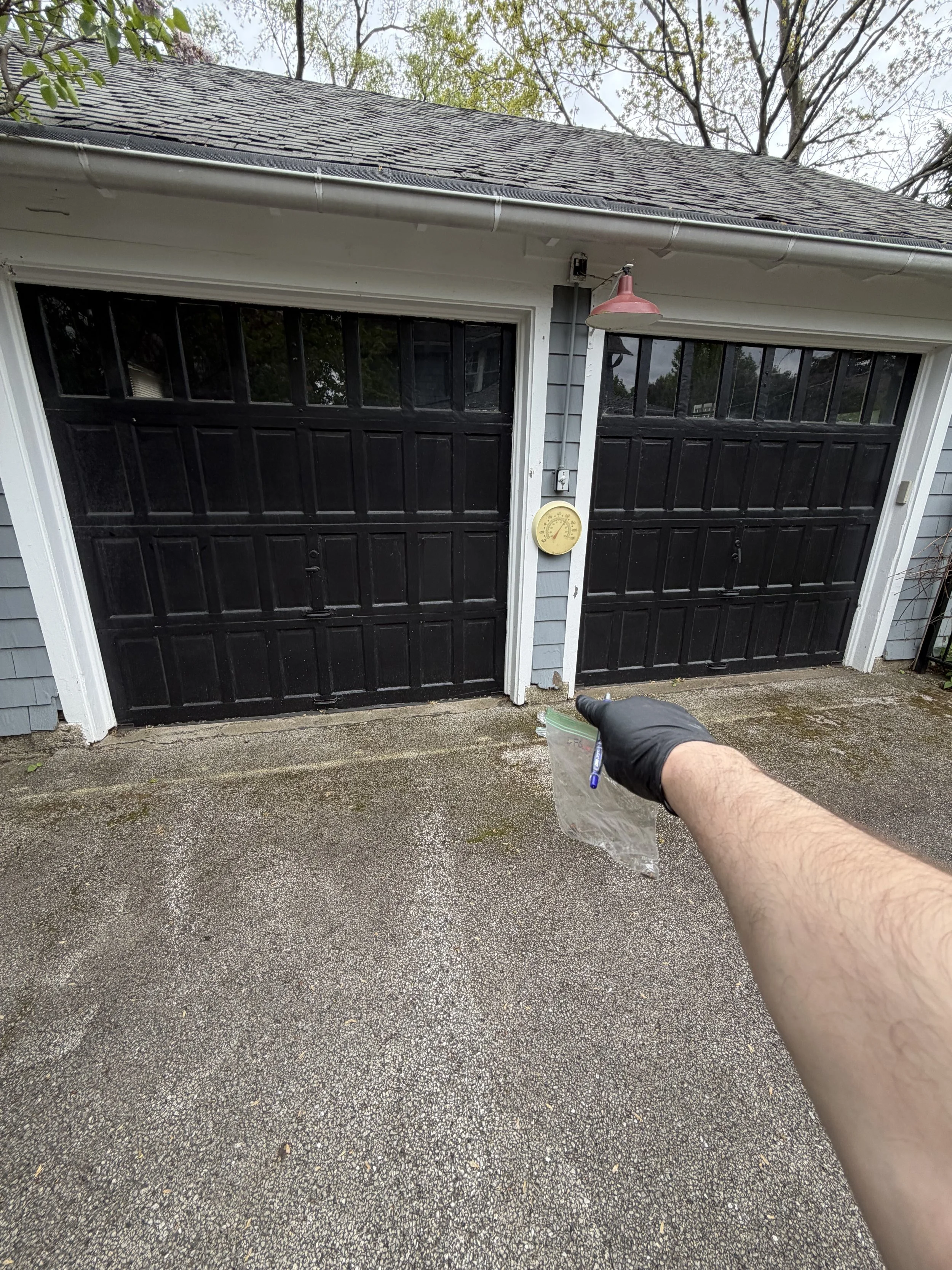 Siding Inspection – Lake Forest, IL
Exterior siding materials sampled before planned repairs.