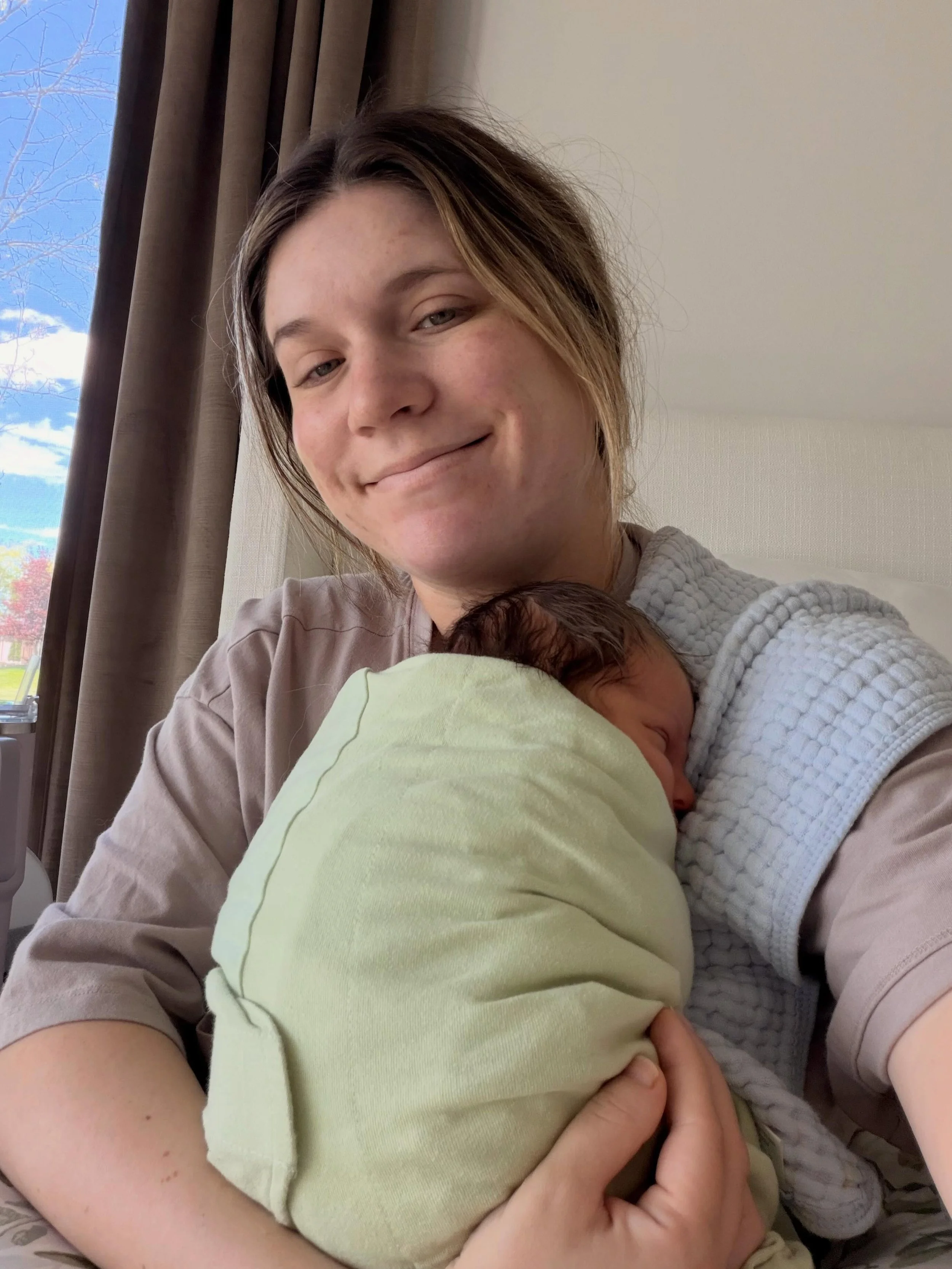 Good morning from this (unfiltered) new mom of 2! 

If you&rsquo;ve been seeing my stories lately, I&rsquo;ve finally welcomed my son into this world late last week. 💙 He&rsquo;s perfect in every way and compared to my first birth with my daughter, 