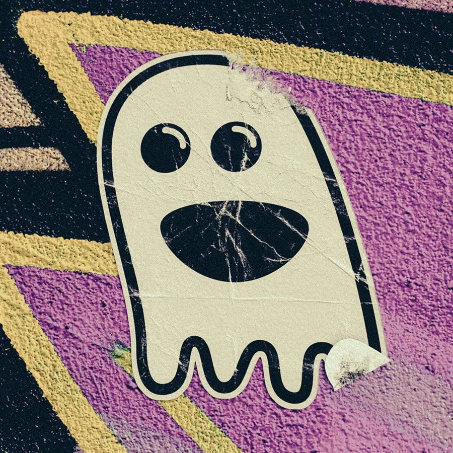 "Ghost" Sticker