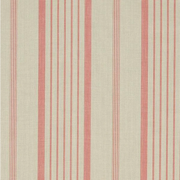 Pink Ticking Stripe Fabric