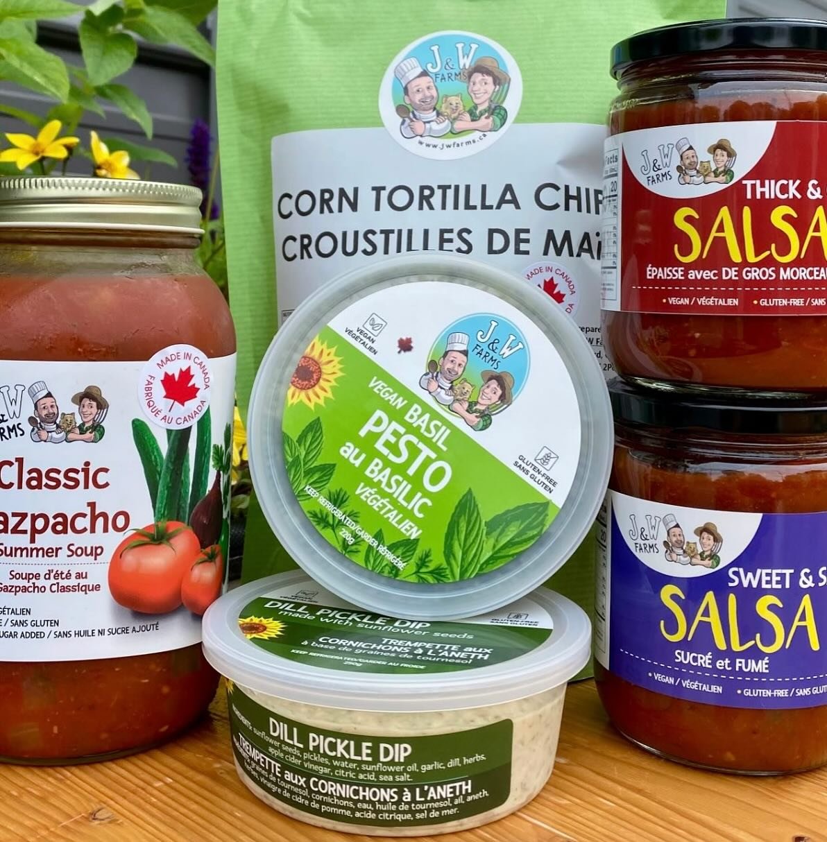 Summer essentials at @daughtersgeneralstore &mdash; including our NEW Vegan Basil Pesto🍃