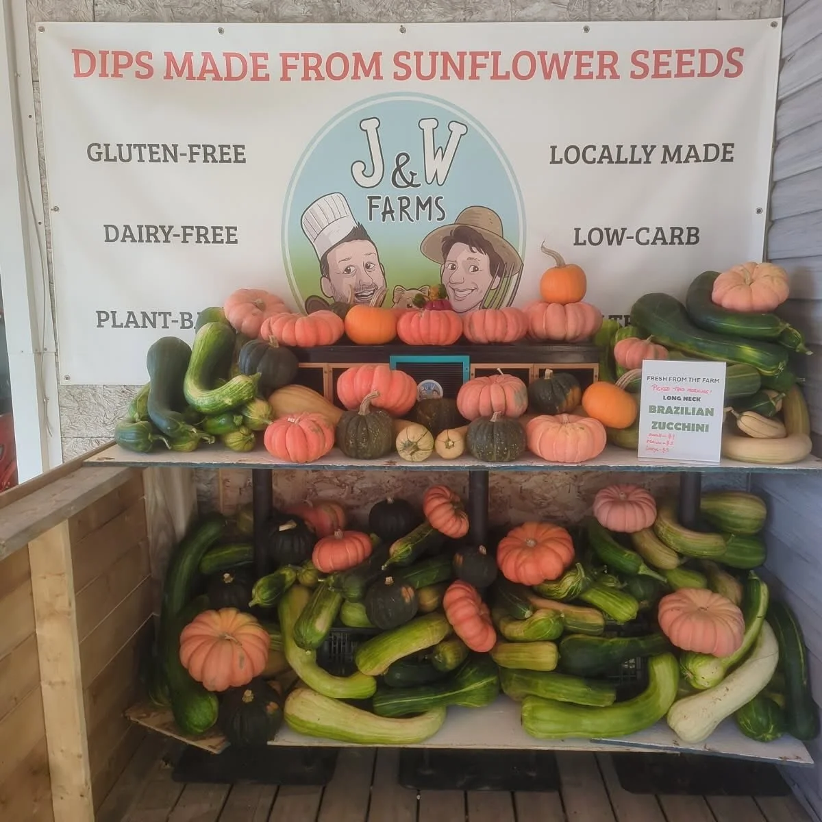 Freshly picked pumpkin, squash, zucchini&mdash; lots of preserved goodies. Your Thanksgiving will be amazing!! Come visit our General Store today!