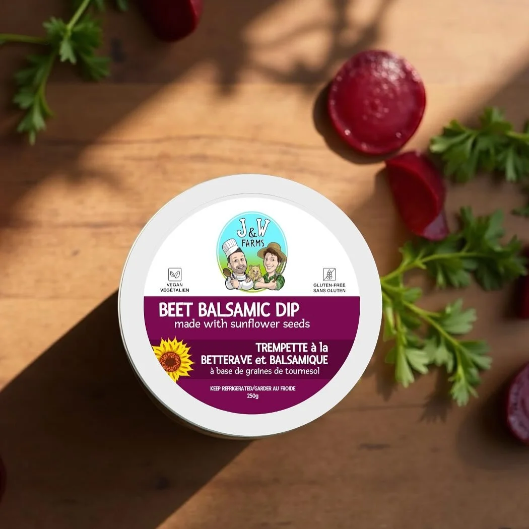 Our super popular  Beet Balsamic dip adds delicious flavour and gorgeous colour to your sandwiches, charcuterie board, or just enjoyed with veggies and chips😋
